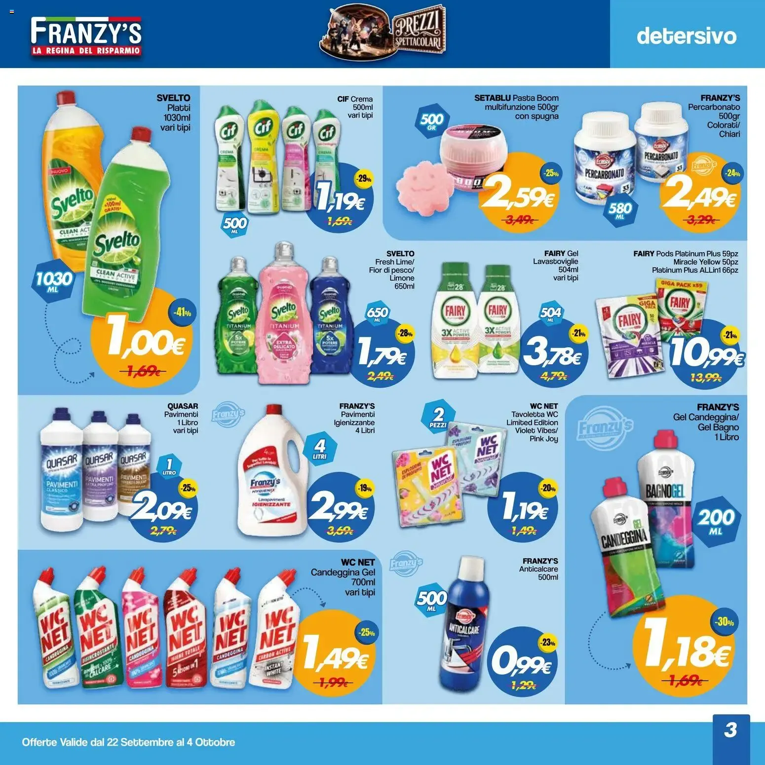 Franzy's volantino dal 22/09/2026 - online Offerte da 22 settembre a 4 ottobre di 2026 - Pagina del volantino 3