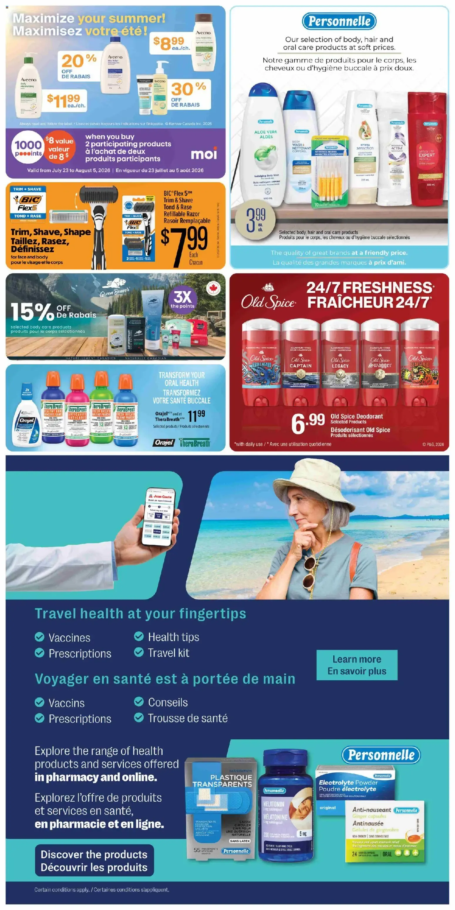 Jean Coutu weekly flyer from Jul 30, 2026 > weekly specials & deals from July 30 to August 5 2026 - flyer page 9