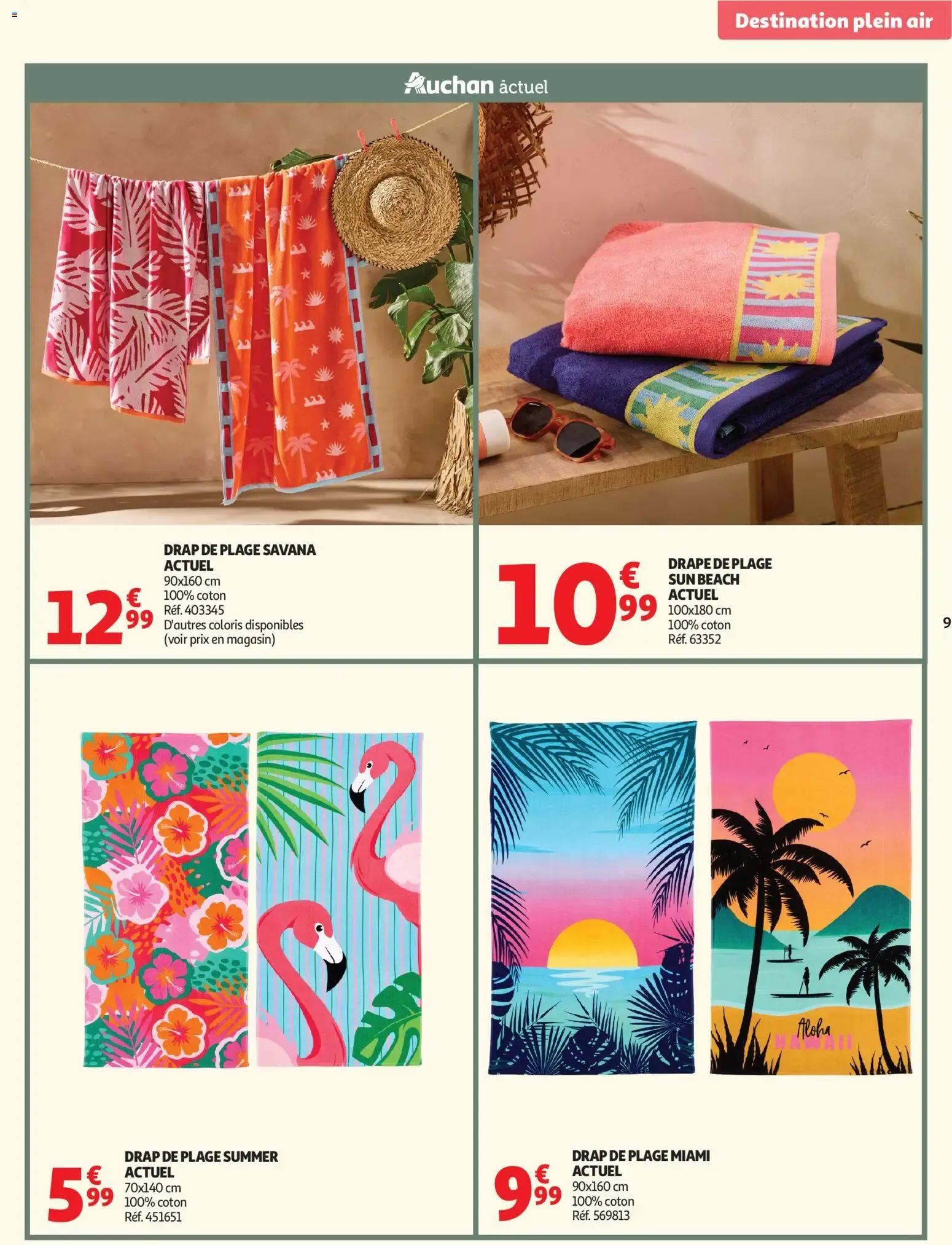 Auchan Plein air jeux de jardin à partir du 27/05/2026 - promo en ligne du 27 mai au 7 juin 2026 - Catalogue page 9