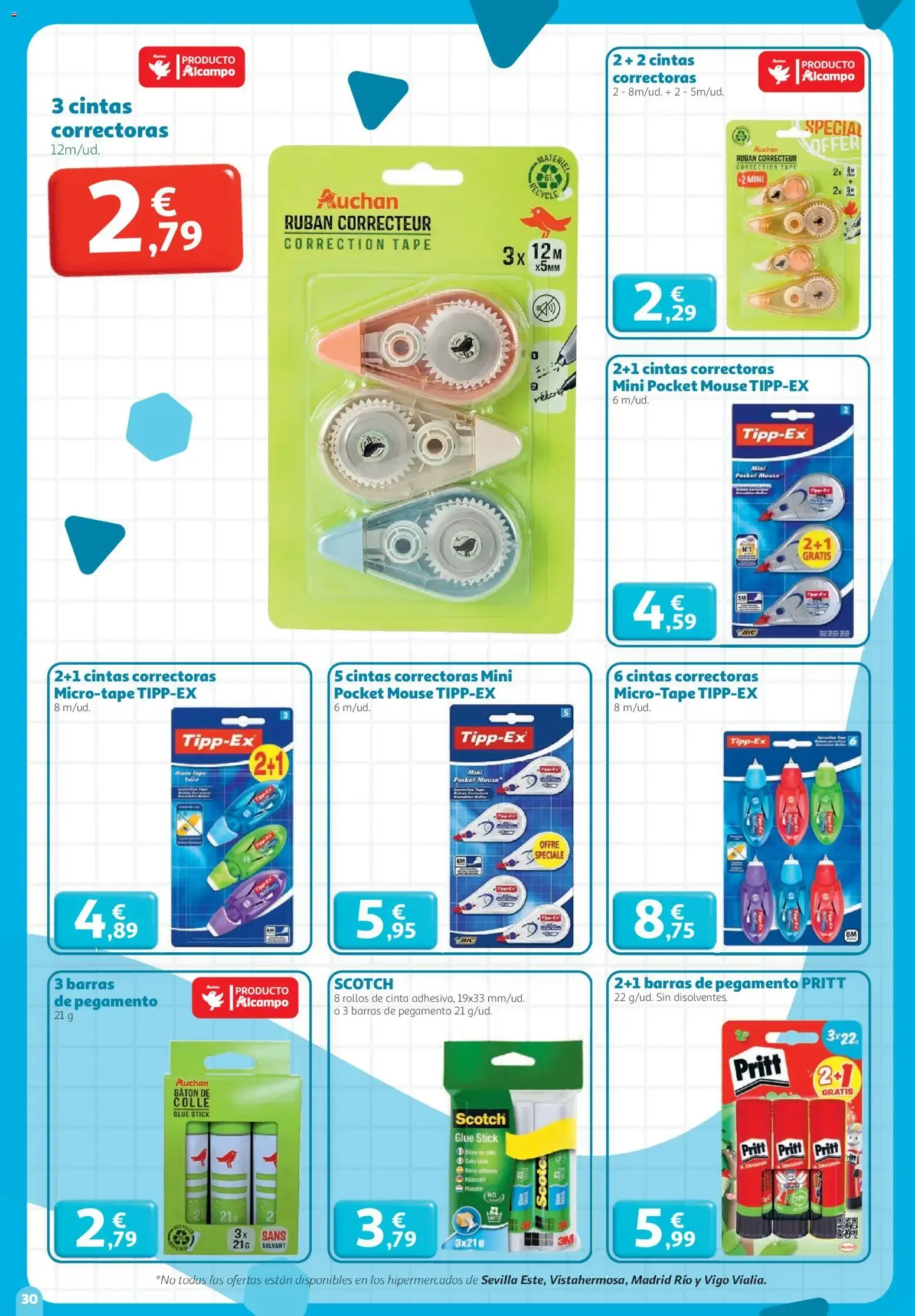 Catálogo de Alcampo - Vuelta al Cole 27 de agosto al 14 de septiembre 2026 - Página 30