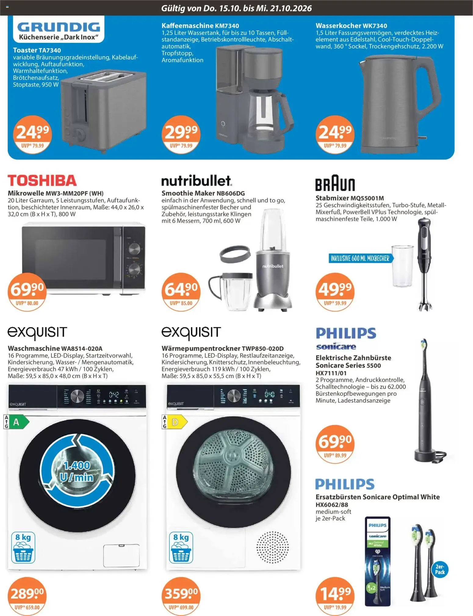 Angebote V-Markt Angebote (ab 15.10.2026) von 15. Oktober bis 21. Oktober 2026 - Prospekt seite 14