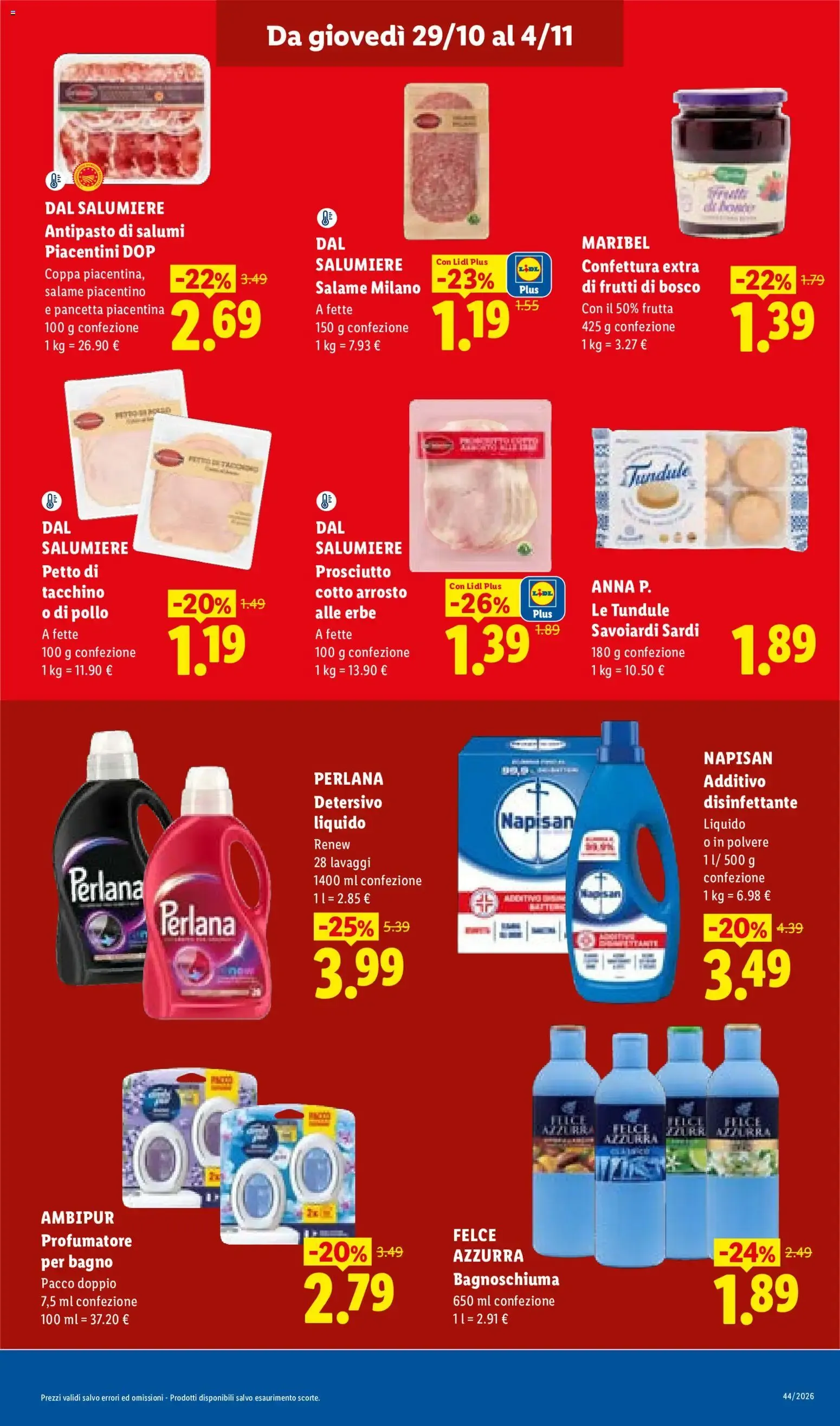 LIDL La convenienza Deluxe a prezzi imbattibili. da 29 ottobre a 4 novembre di 2026 - Pagina del volantino 11
