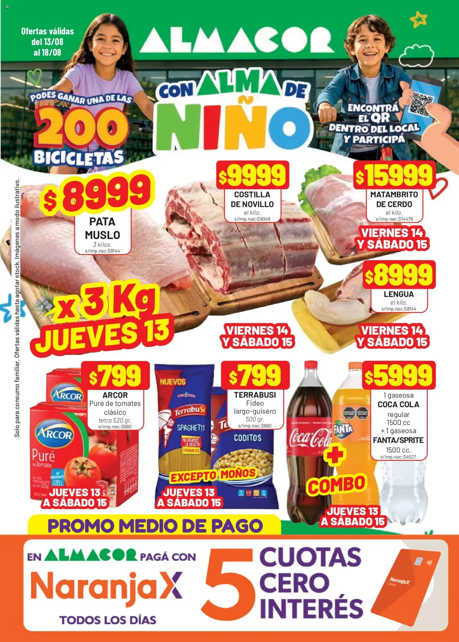 Ofertas de Almacor Ofertas válidas del 13/08 al 18/08 13 de agosto al 18 de agosto 2026 - Página 1 del catálogo
