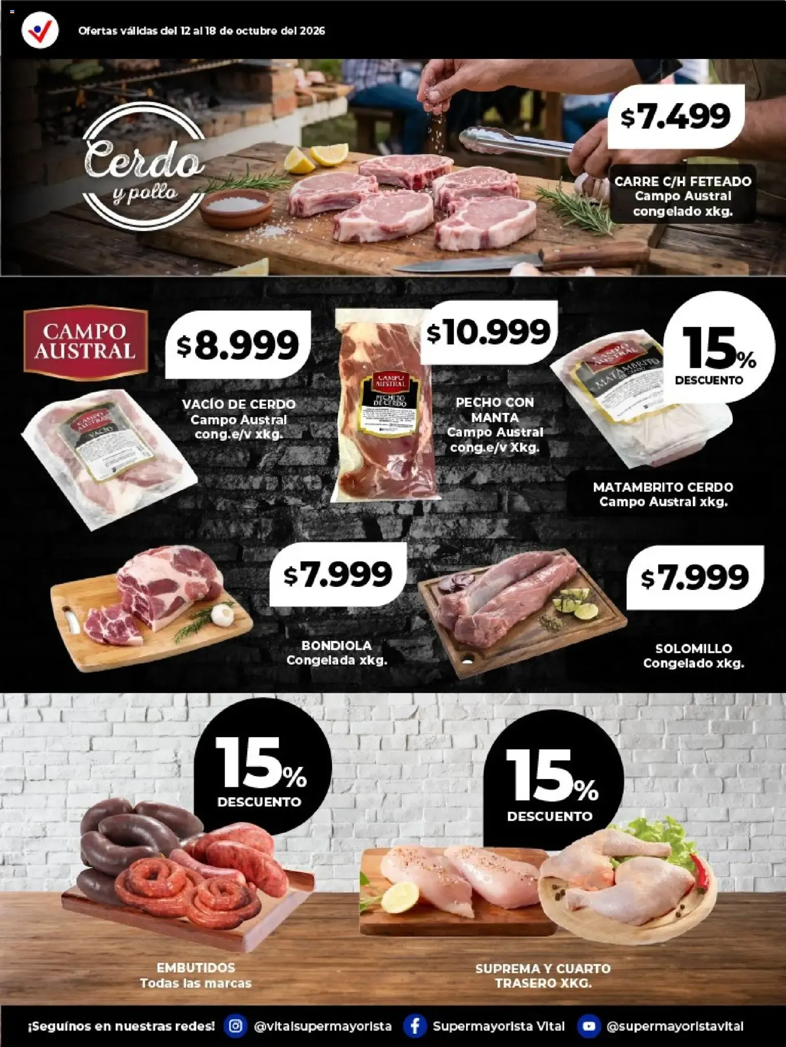 Ofertas de Vital - Especial de frescos || del 12/10/2026 - 18/10/2026 || Catálogo 12 de octubre al 18 de octubre 2026 - Página 3 del catálogo