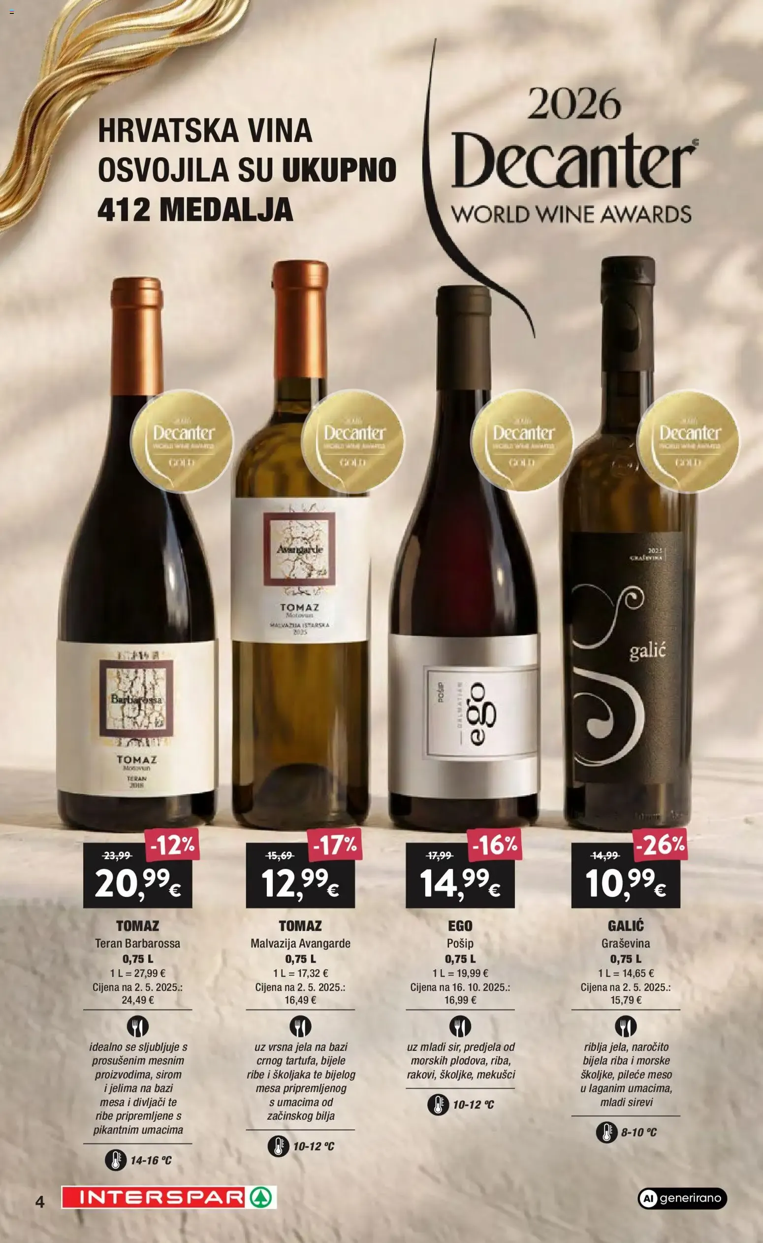 Katalog Vino I DELICIJE od 16. rujna do 6. listopada 2026. - Pregled Stranica 4