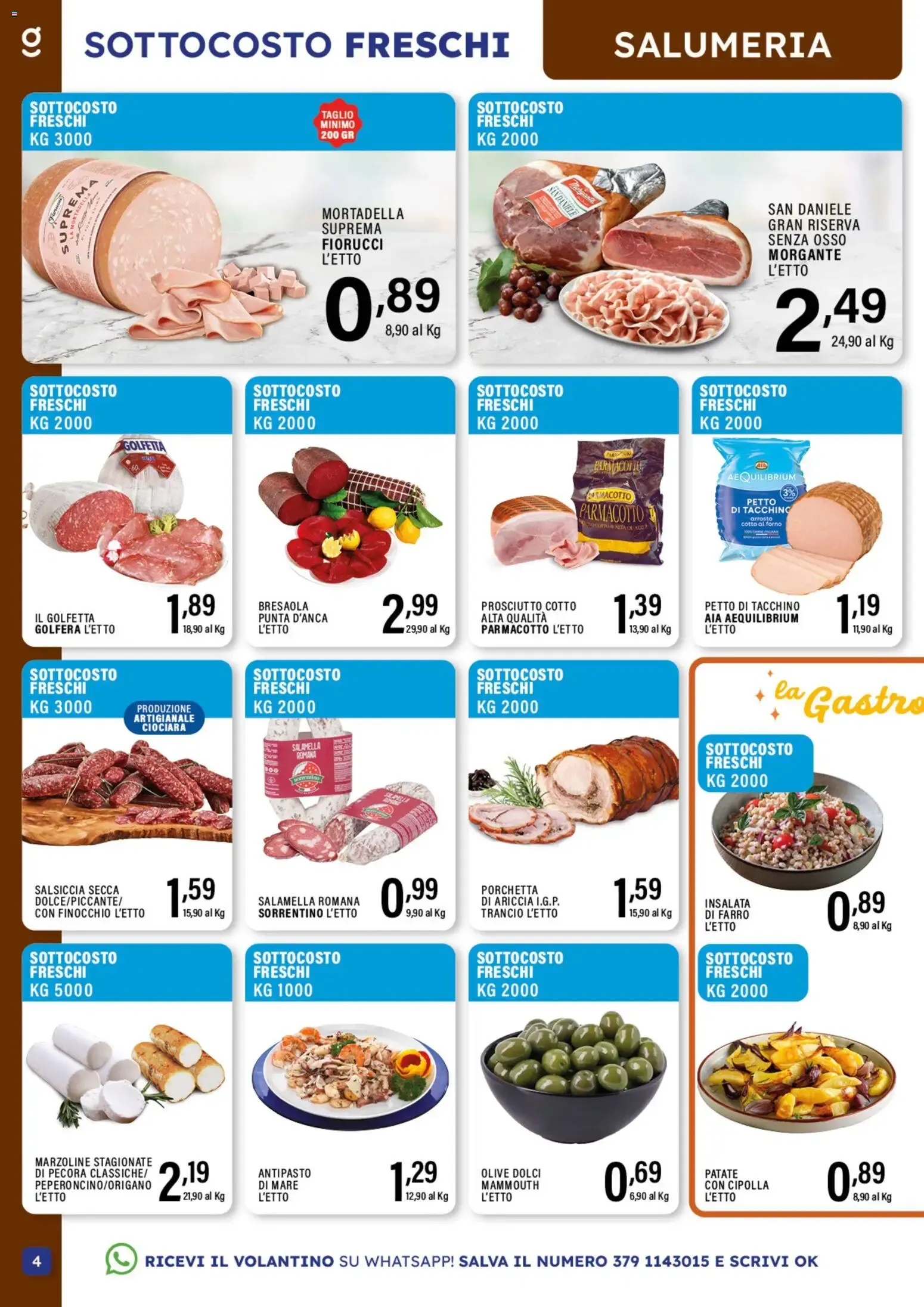 GECOP SUPERMERCATI - SOTTO COSTO FRESCHI da 10 agosto a 23 agosto di 2026 - Pagina del volantino 4