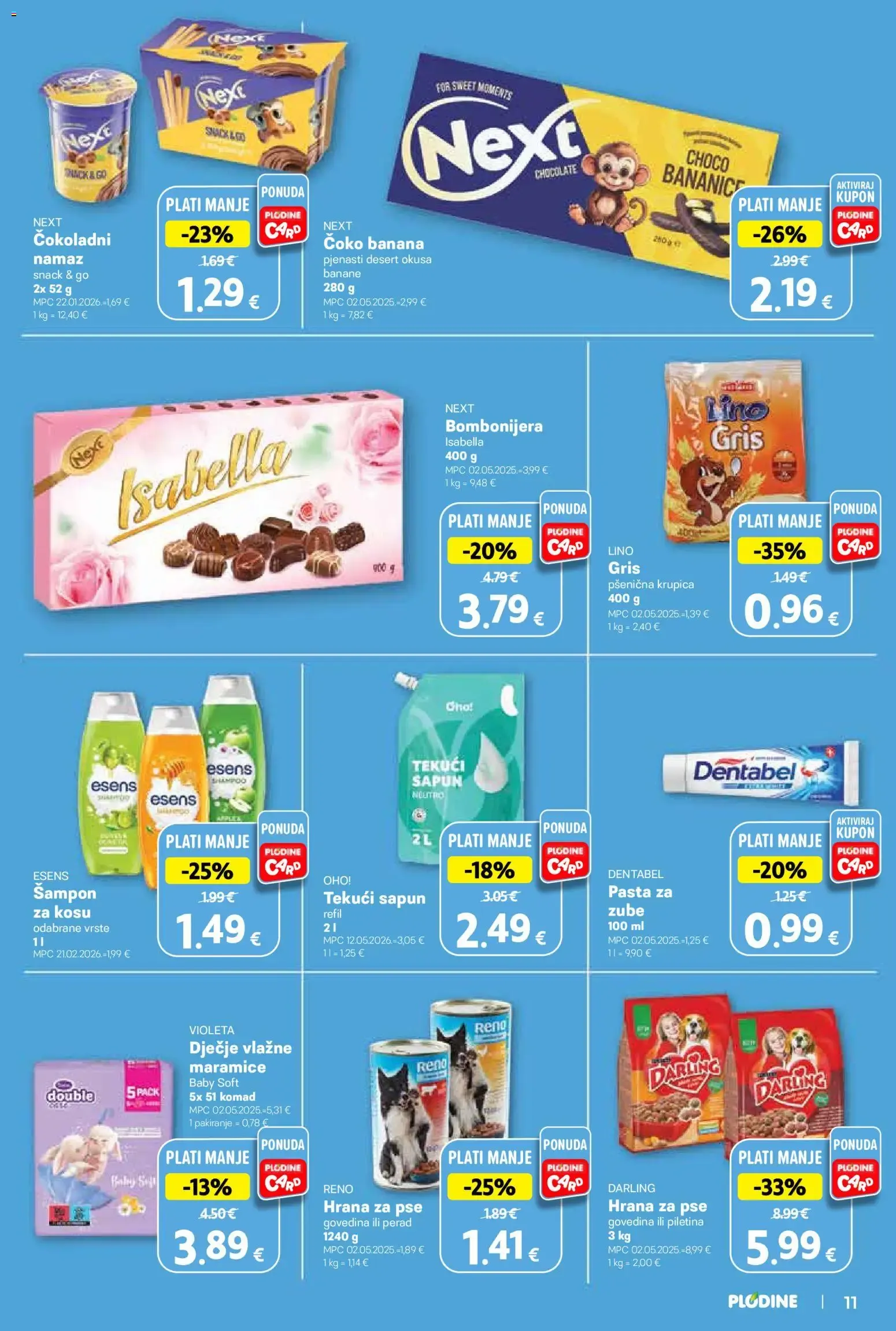 Katalog Plodine Katalog novi od 29.07.2026 na listanje > letak digitalni od 29. srpnja do 4. kolovoza 2026. - Pregled Stranica 11