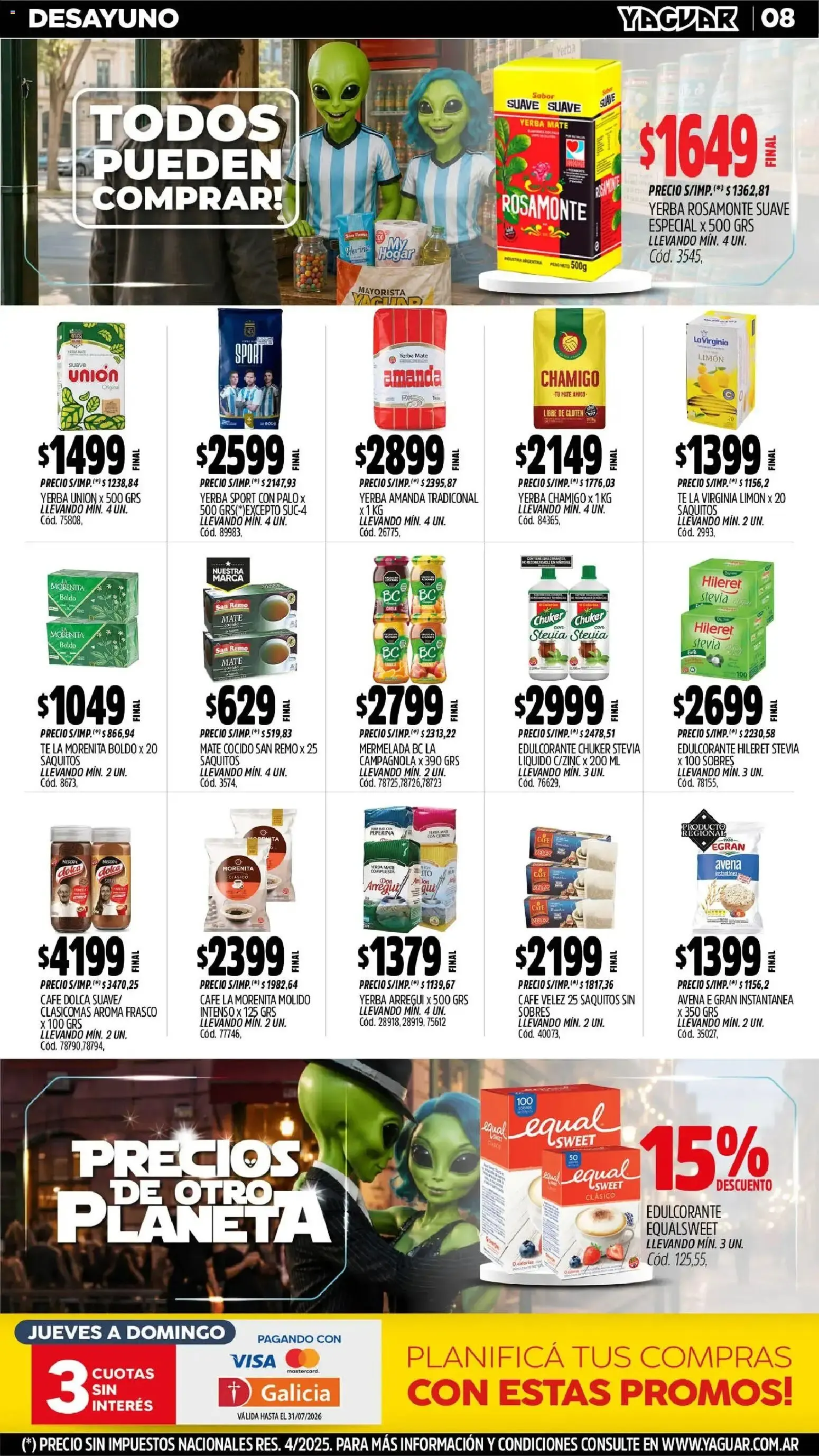 Ofertas de Yaguar - Oferta Semanal Córdoba del 29/06/2026 - 05/07/2026 29 de junio al 5 de julio 2026 - Página 9 del catálogo