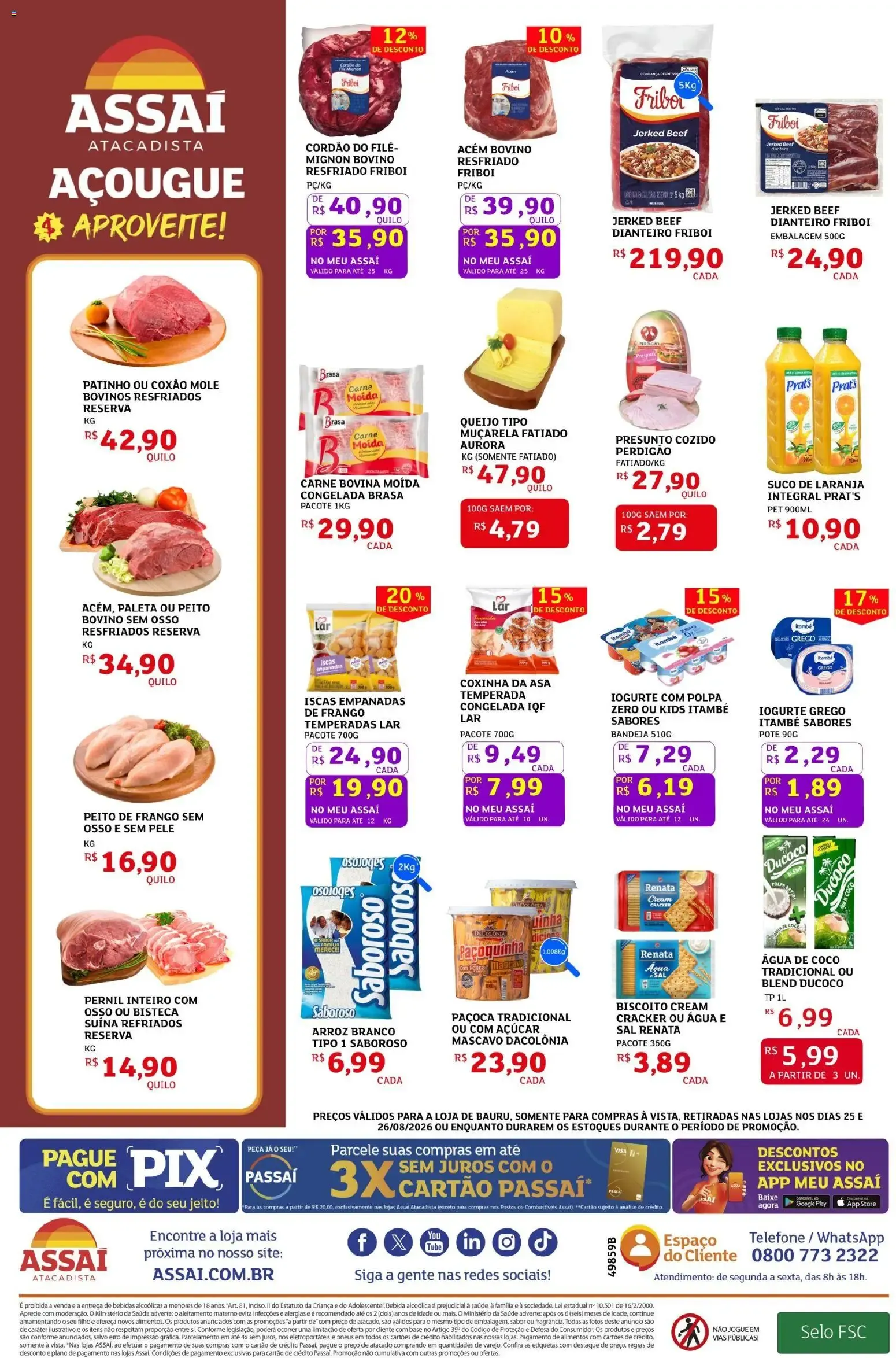 Encarte de Feirassái Assaí Atacadista: Ofertas da Horta 25 de agosto até 26 de agosto 2026 - Pagina 2