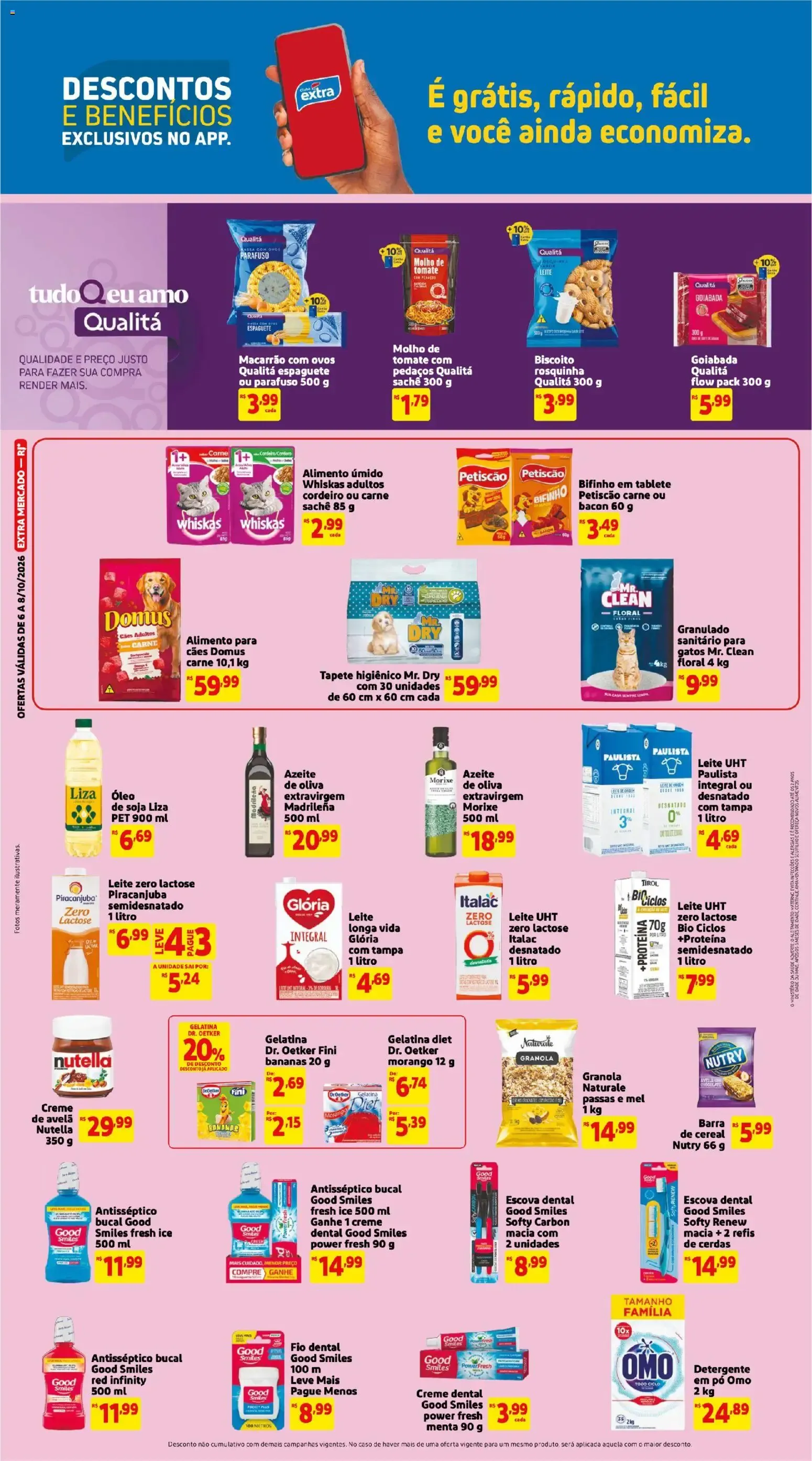 Encarte de Folheto Extra ofertas de Mercado Semanal de 06/10/2026 | Promoção 6 de outubro até 8 de outubro 2026 - Pagina 6