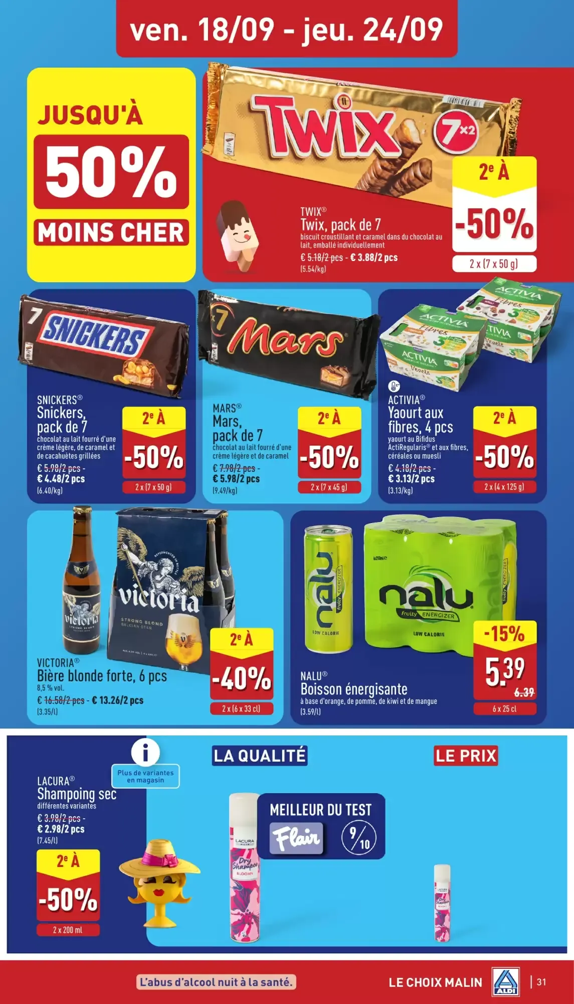 ALDI Dépliant du 14/09 au 19/09 van 14 september tot 19 september 2026 - folder pagina 31