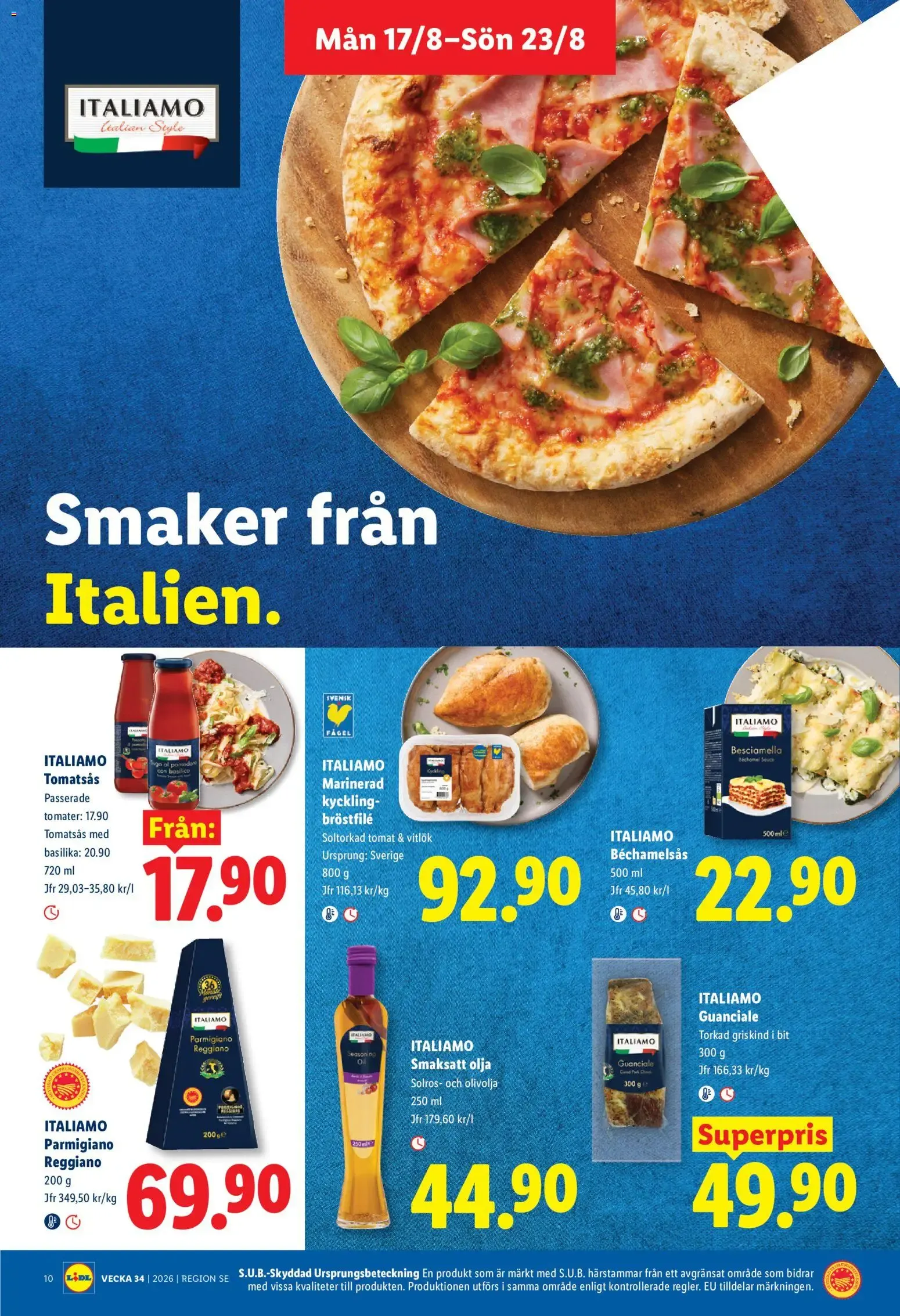 Lidl: Kvalitetssäkrade frukter och grönsaker. Det lönar sig. från 17 augusti till 23 augusti 2026 - Reklamblad sidor 12