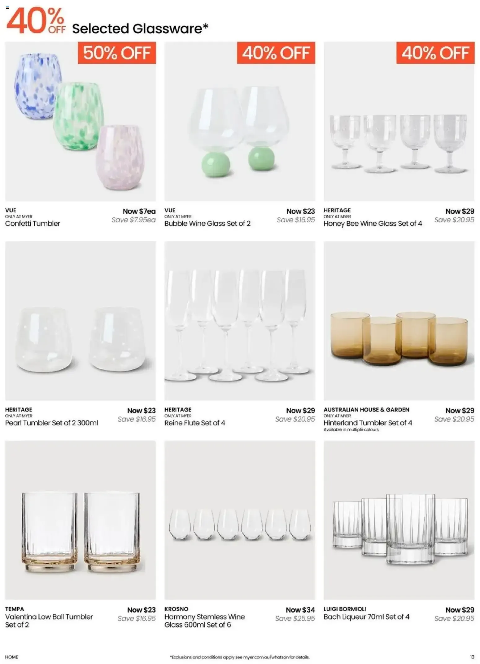 MYER Celebration Ready: Kitchen & Dining Home Essentials - Catalogue valid from 13 October to 1 November 2026 - page 15