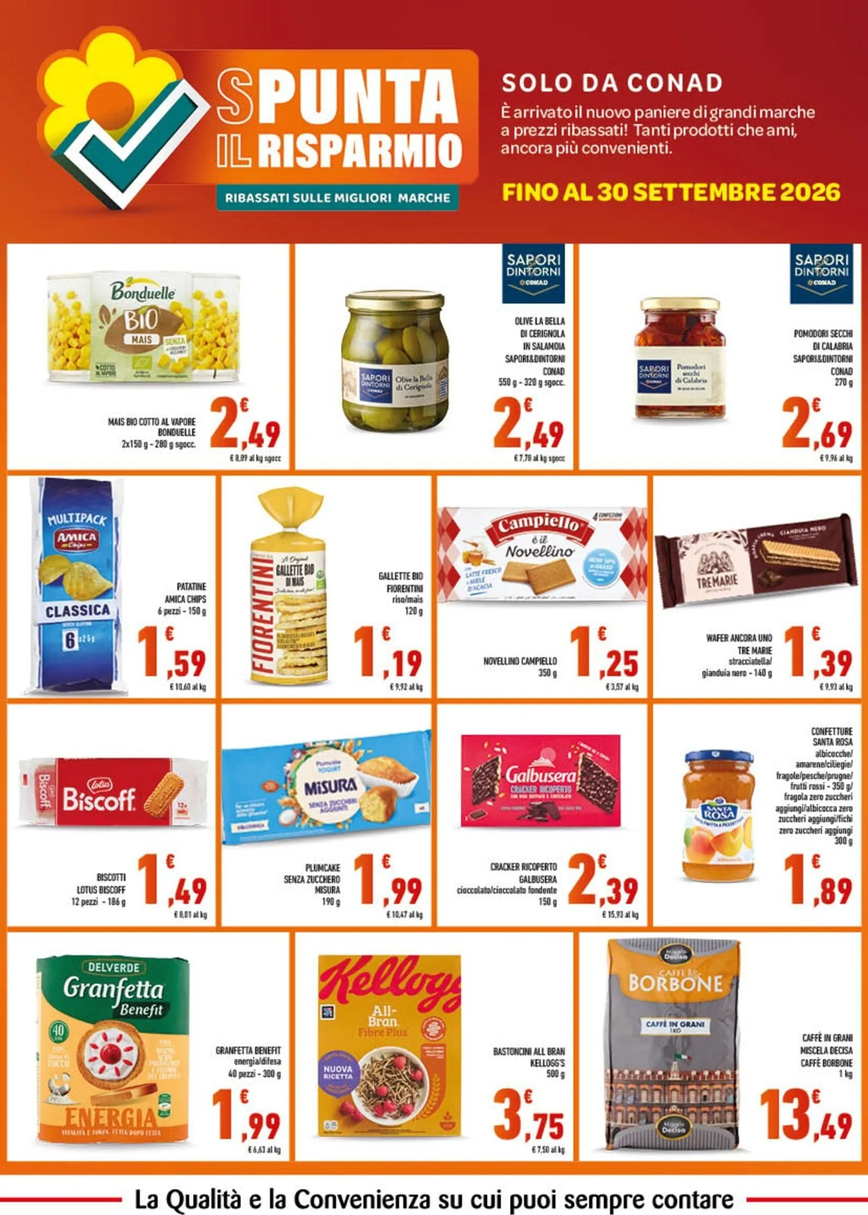 Spunta il risparmio da Conad da 1 settembre a 30 settembre di 2026 - Pagina del volantino 5