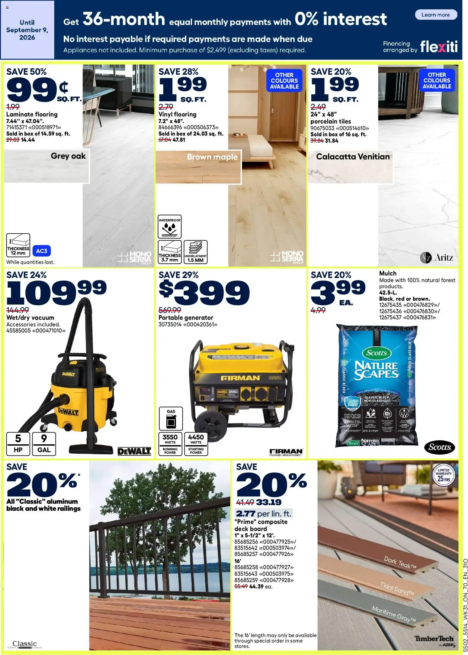 15% off regular-priced items with a $100 purchase from August 28 to August 30 2026 - flyer page 3