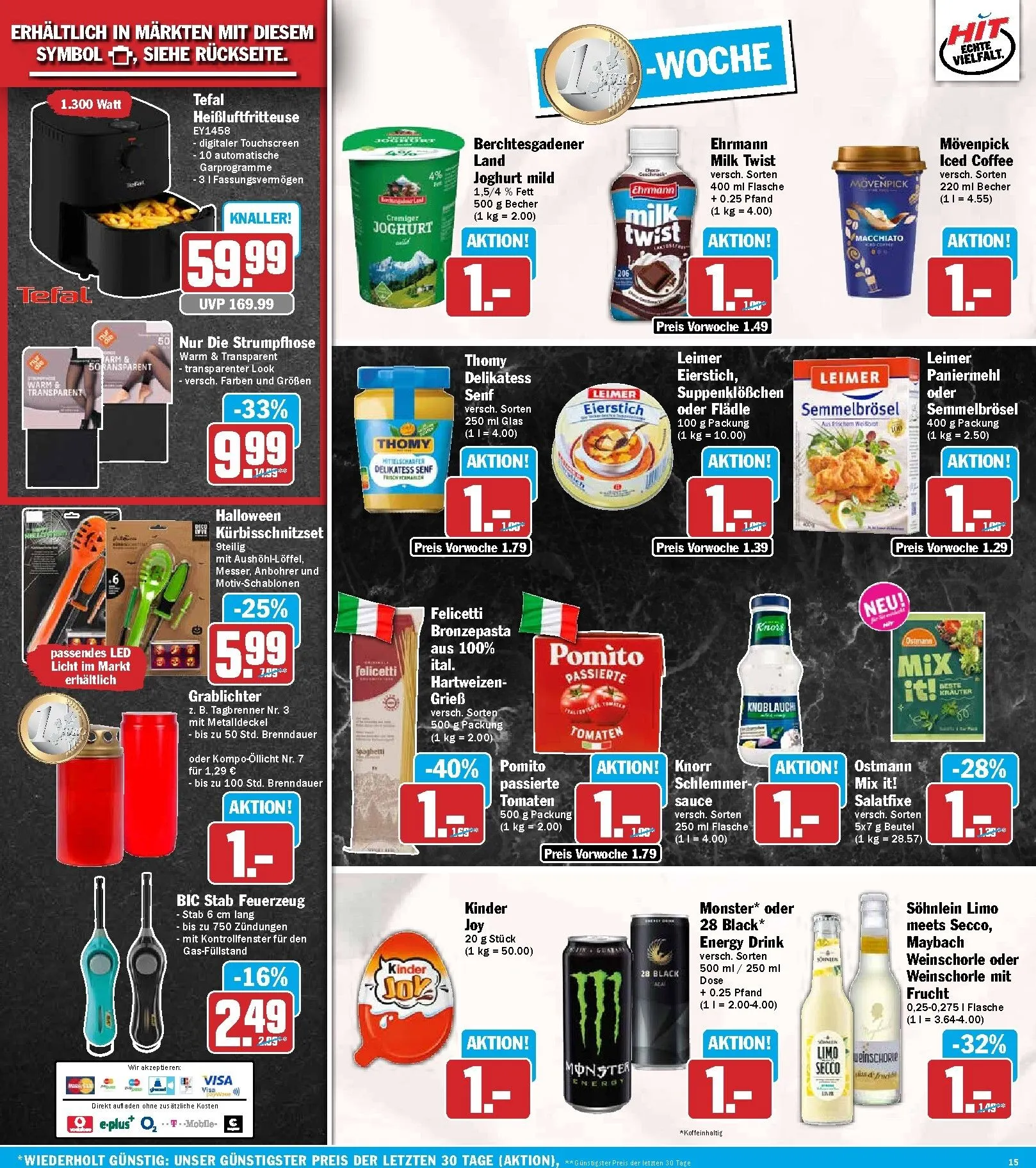 Hit Prospekt – von Montag 19.10.2026 bis Samstag 24.10.2026 von 19. Oktober bis 24. Oktober 2026 - Prospekt seite 15