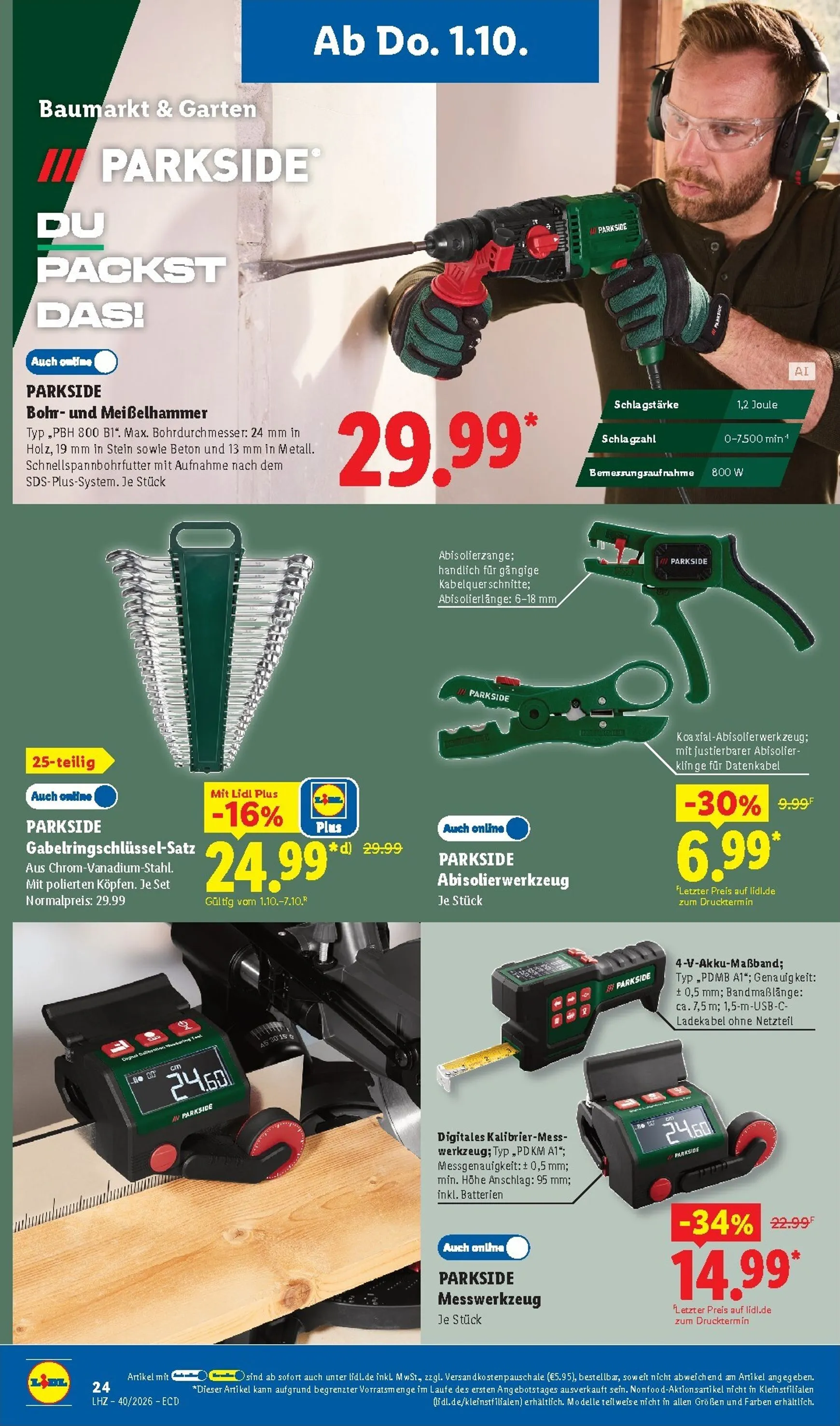 Lidl - Nonfood Prospekt nächste Woche – von Montag 28.09.2026 bis Freitag 02.10.2026 von 28. September bis 2. Oktober 2026 - Prospekt seite 16