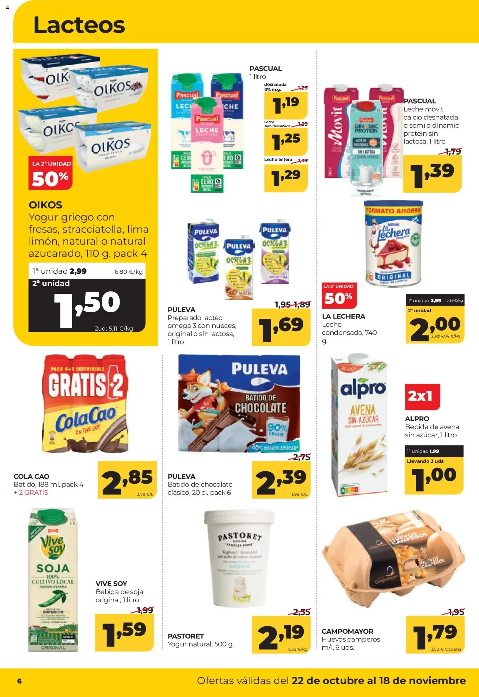 Catálogo de Alimerka folleto >> 22/10 - 18/11/2026 (catálogo) 22 de octubre al 18 de noviembre 2026 - Página 6