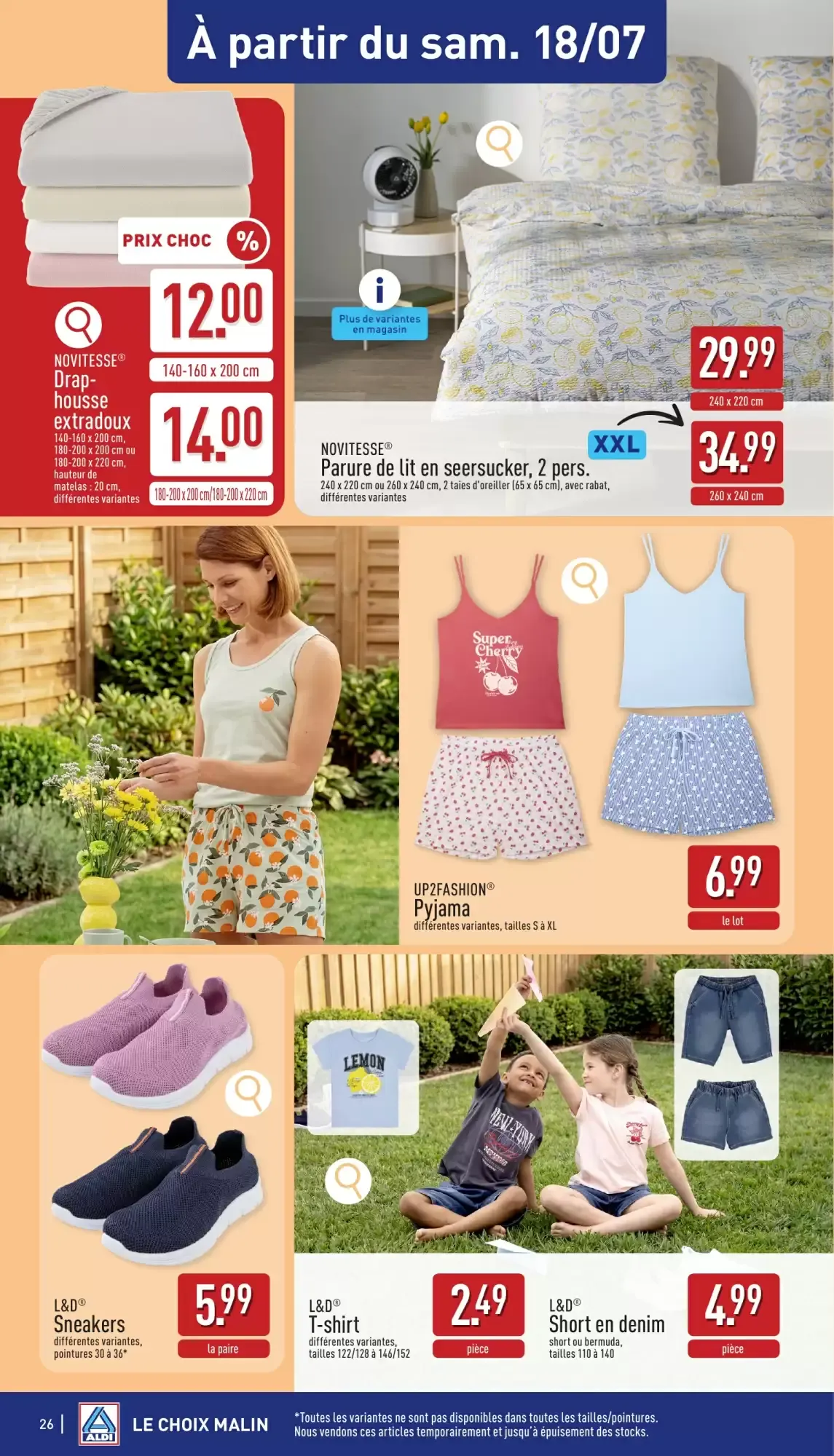 ALDI Dépliant du 13/07 au 18/07 van 13 juli tot 18 juli 2026 - folder pagina 26