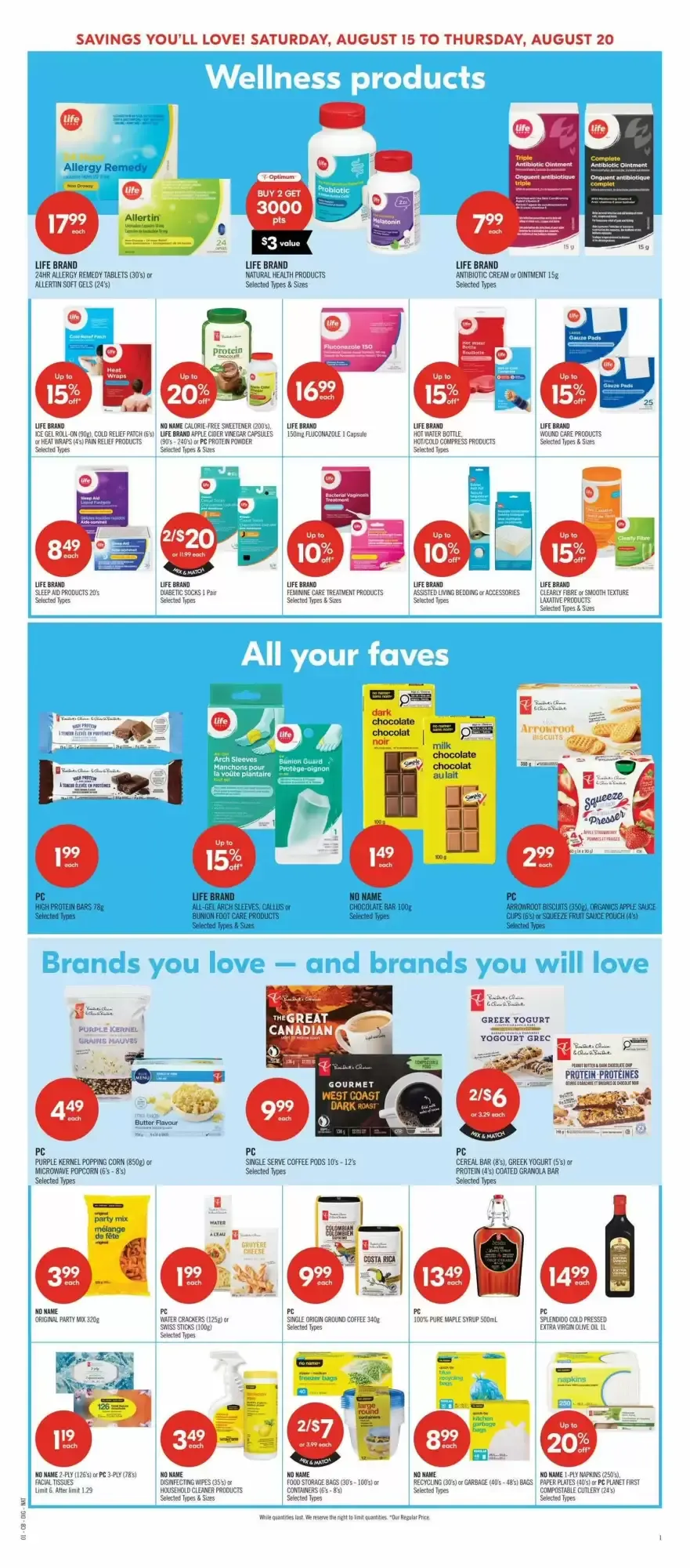 Shoppers Drug Mart flyer week 33 from August 15 to August 20 2026 - flyer page 16