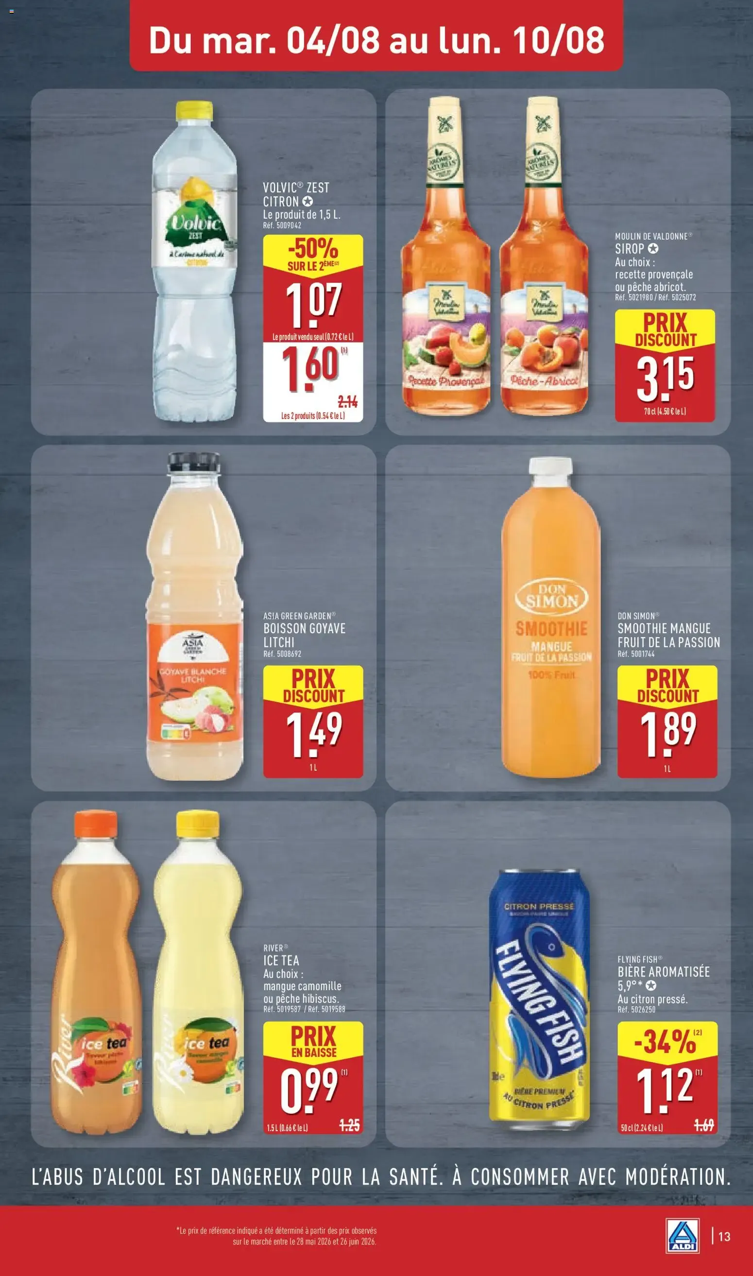 DÉCOUVREZ NOS MÉGA FORMATS À PRIX DISCOUNT. du 4 août au 10 août 2026 - Catalogue page 15