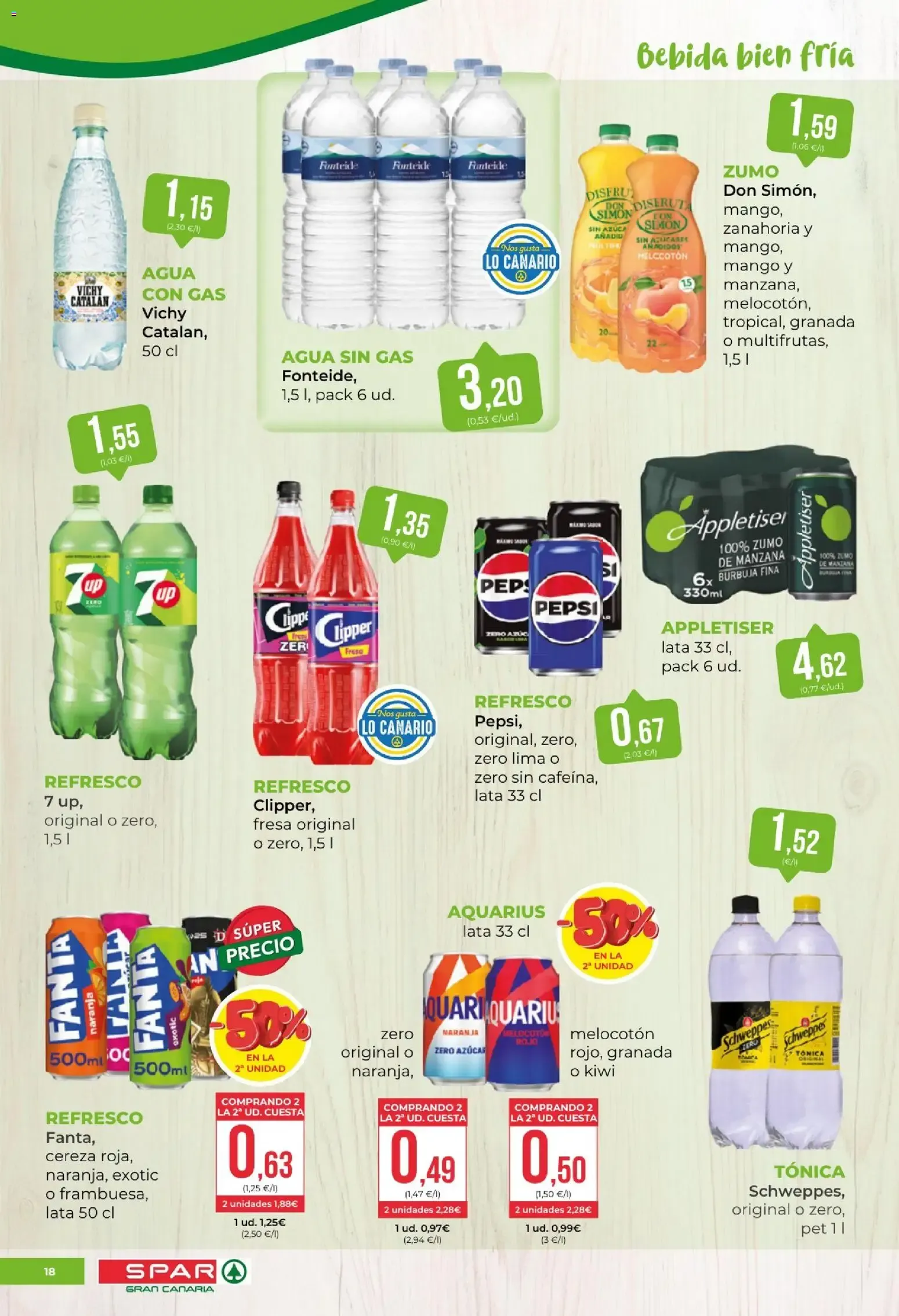 Catálogo de Spar Gran Canaria - 40 Años Cerca de ti 26 de junio al 9 de julio 2026 - Página 18