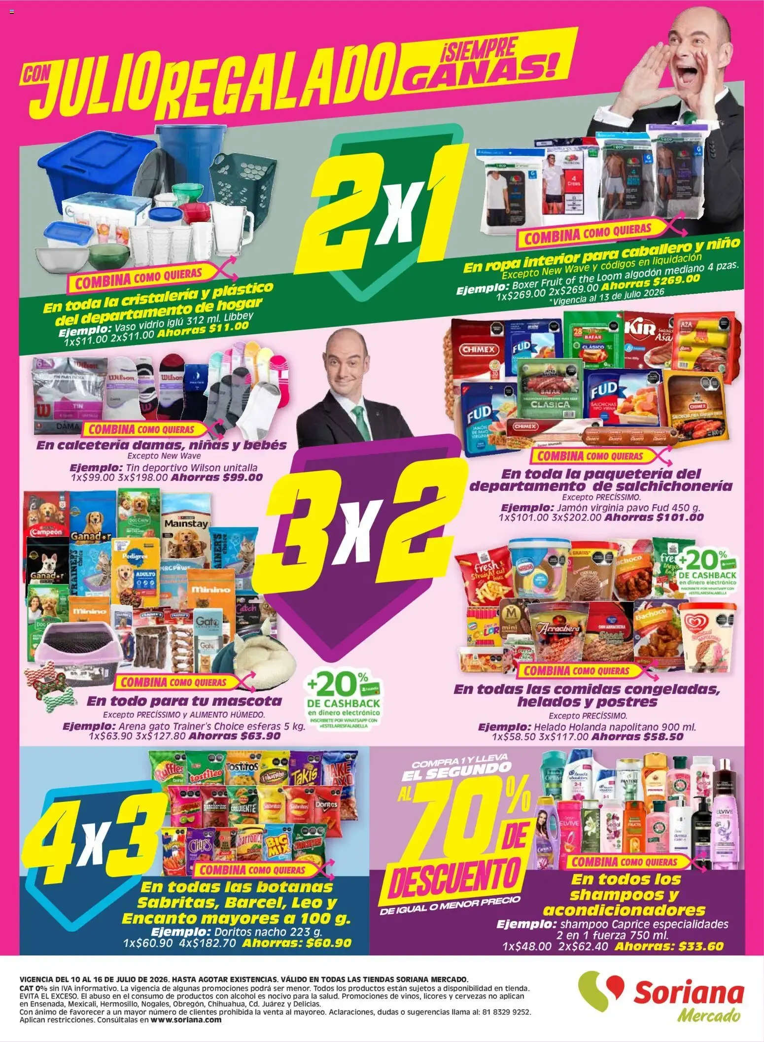 Catálogo de SORIANA ofertas hoy de 10/07/2026 - Folleto Julio 10 de julio al 16 de julio 2026 - Pagina 8