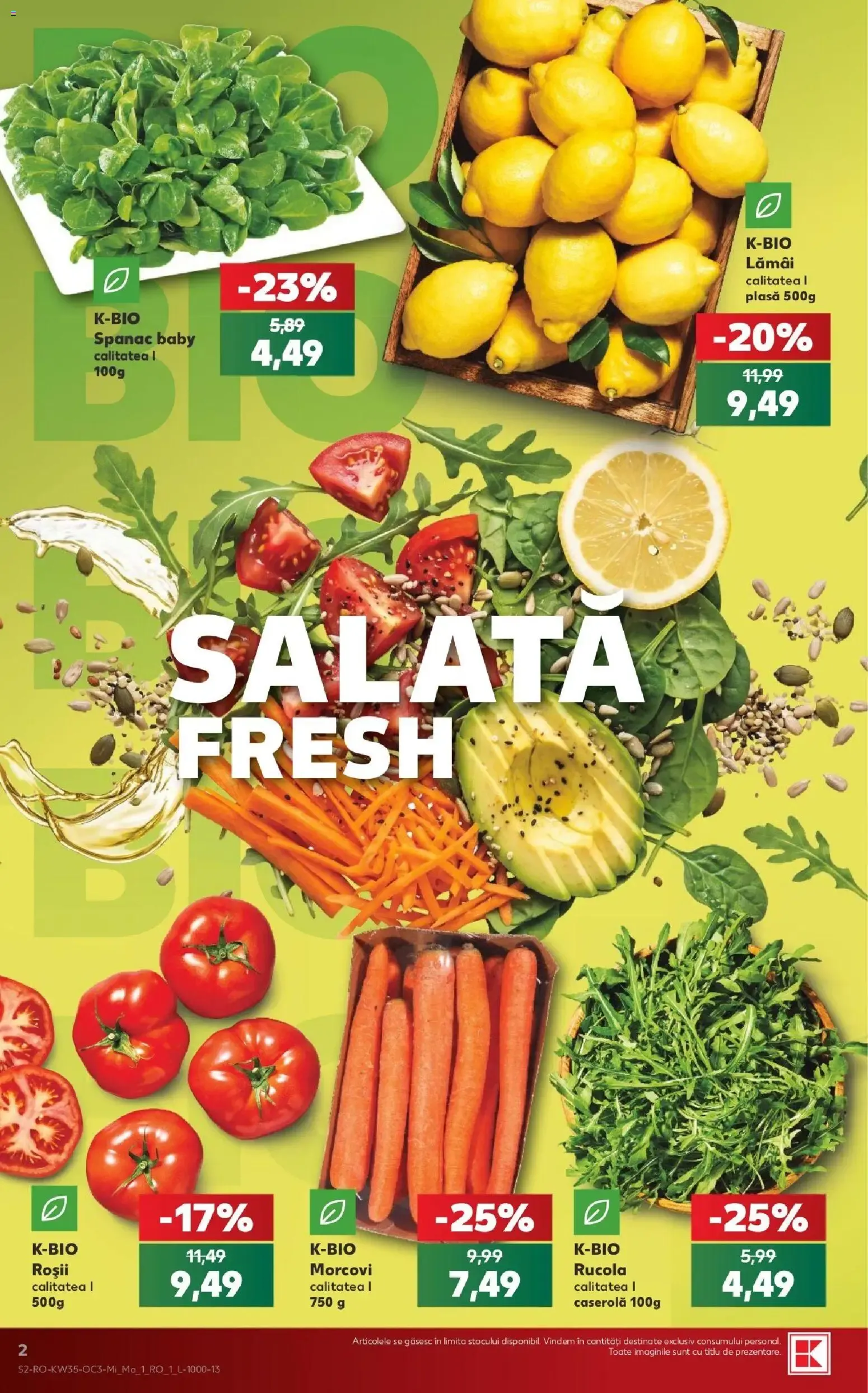 Catalog Kaufland Produse BIO de la 26 august până la 1 septembrie 2026 - Revista Pagina 2