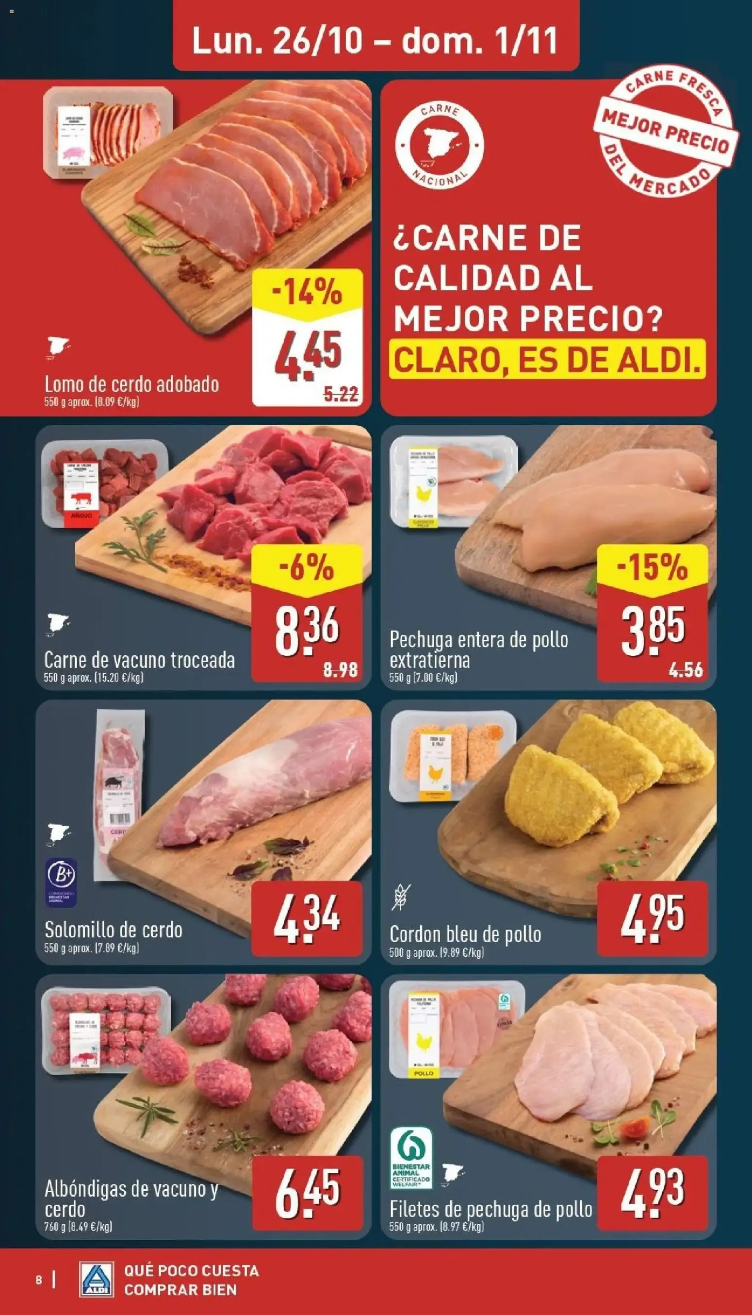 Catálogo de Aldi: El súper que más baja los precios de los frescos 26 de octubre al 1 de noviembre 2026 - Página 8