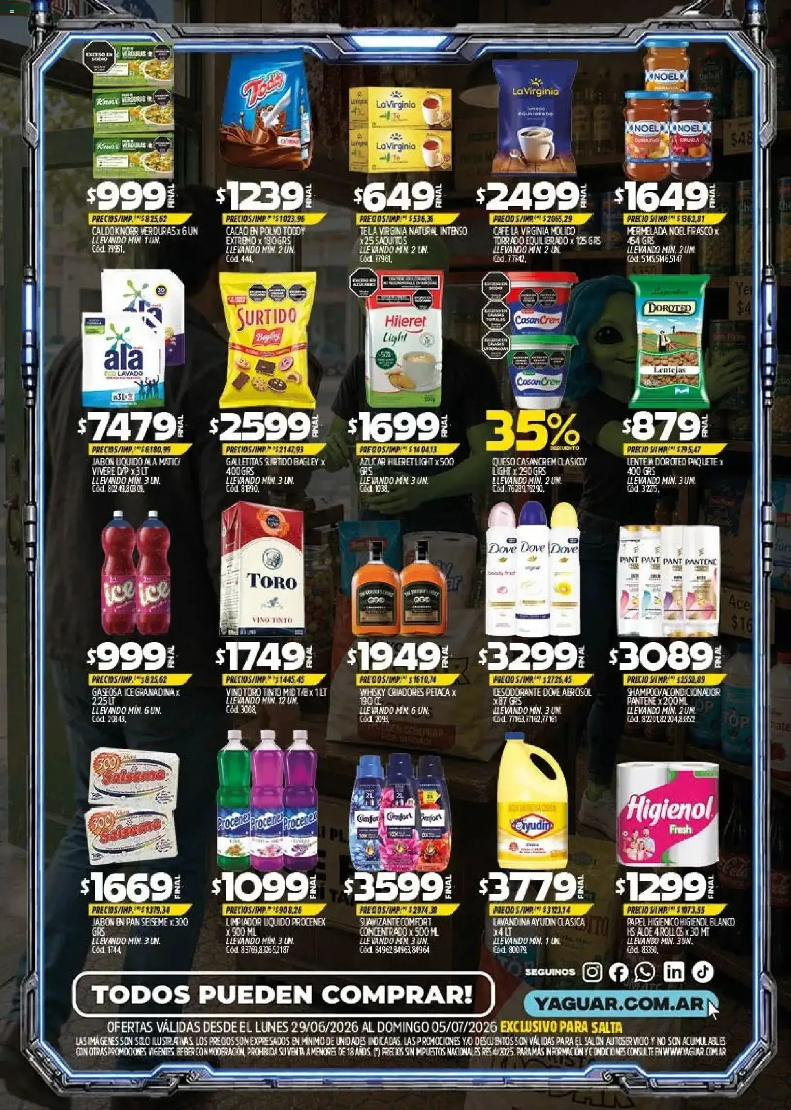 Ofertas de Mayorista Yaguar - Precios de Otro Planeta 29 de junio al 5 de julio 2026 - Página 2 del catálogo