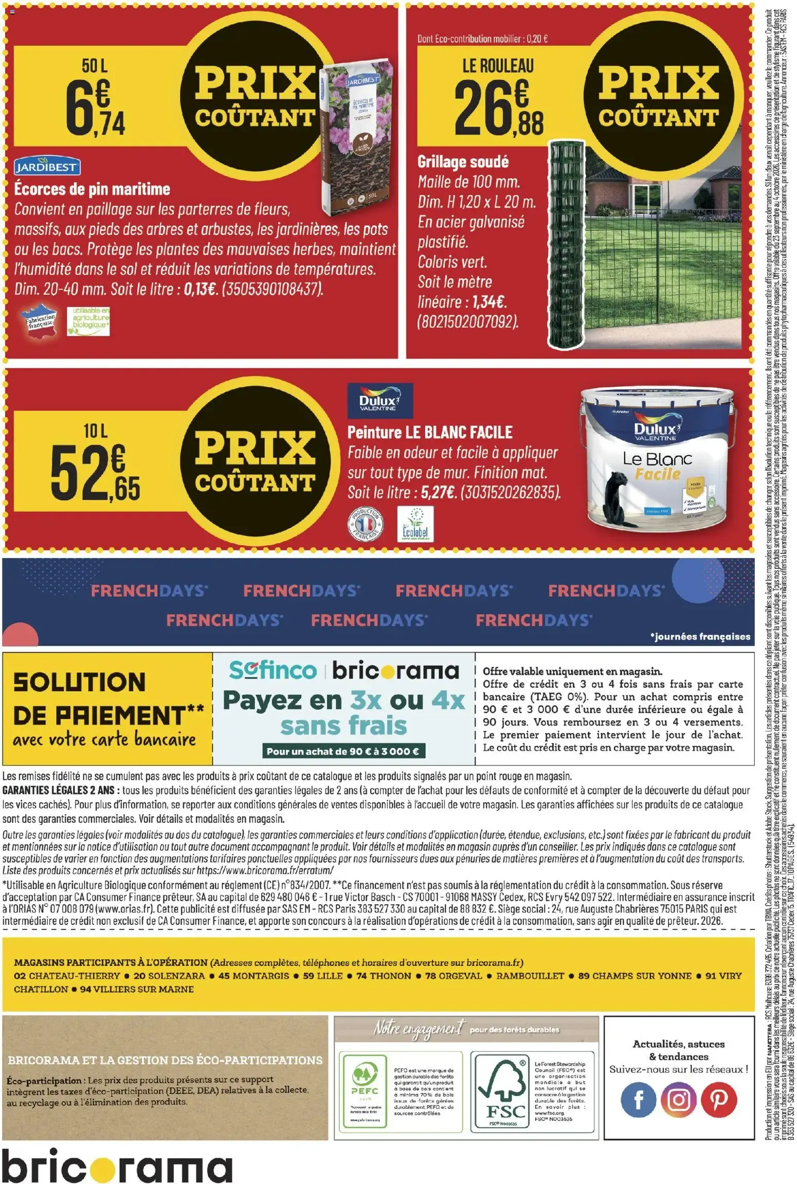 Bricorama FRENCHDAYS du 23 septembre au 4 octobre 2026 - Catalogue page 10