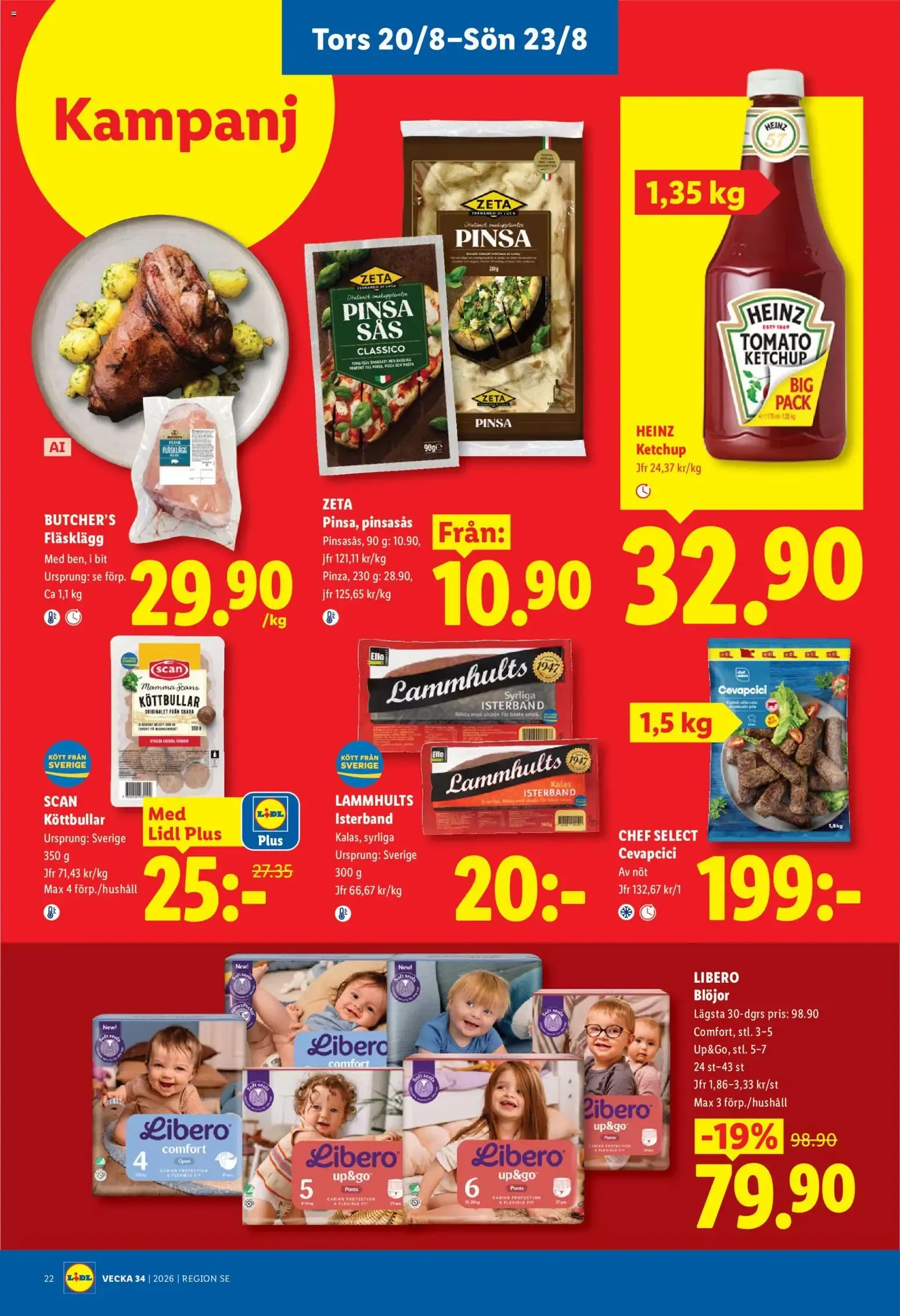 Lidl: Kvalitetssäkrade frukter och grönsaker. Det lönar sig. från 17 augusti till 23 augusti 2026 - Reklamblad sidor 27