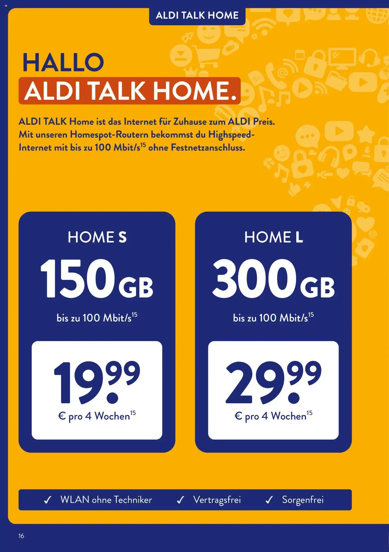 Aldi Süd Talk (ab 09.12.2025) zum Blättern von 1. Dezember bis 30. September 2026 - Prospekt seite 16