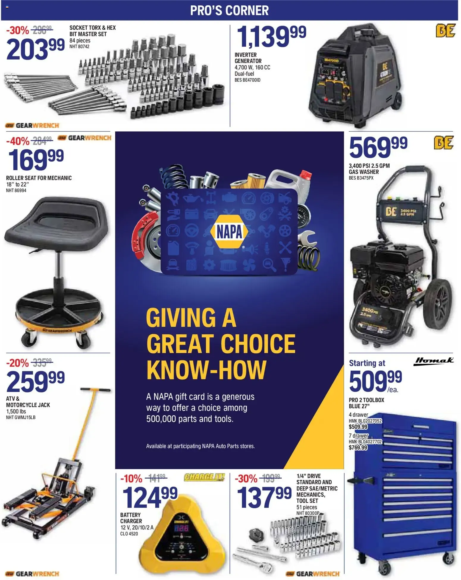 NAPA Auto Parts weekly flyer from Jul 1, 2026 > weekly specials & deals from July 1 to July 31 2026 - flyer page 7