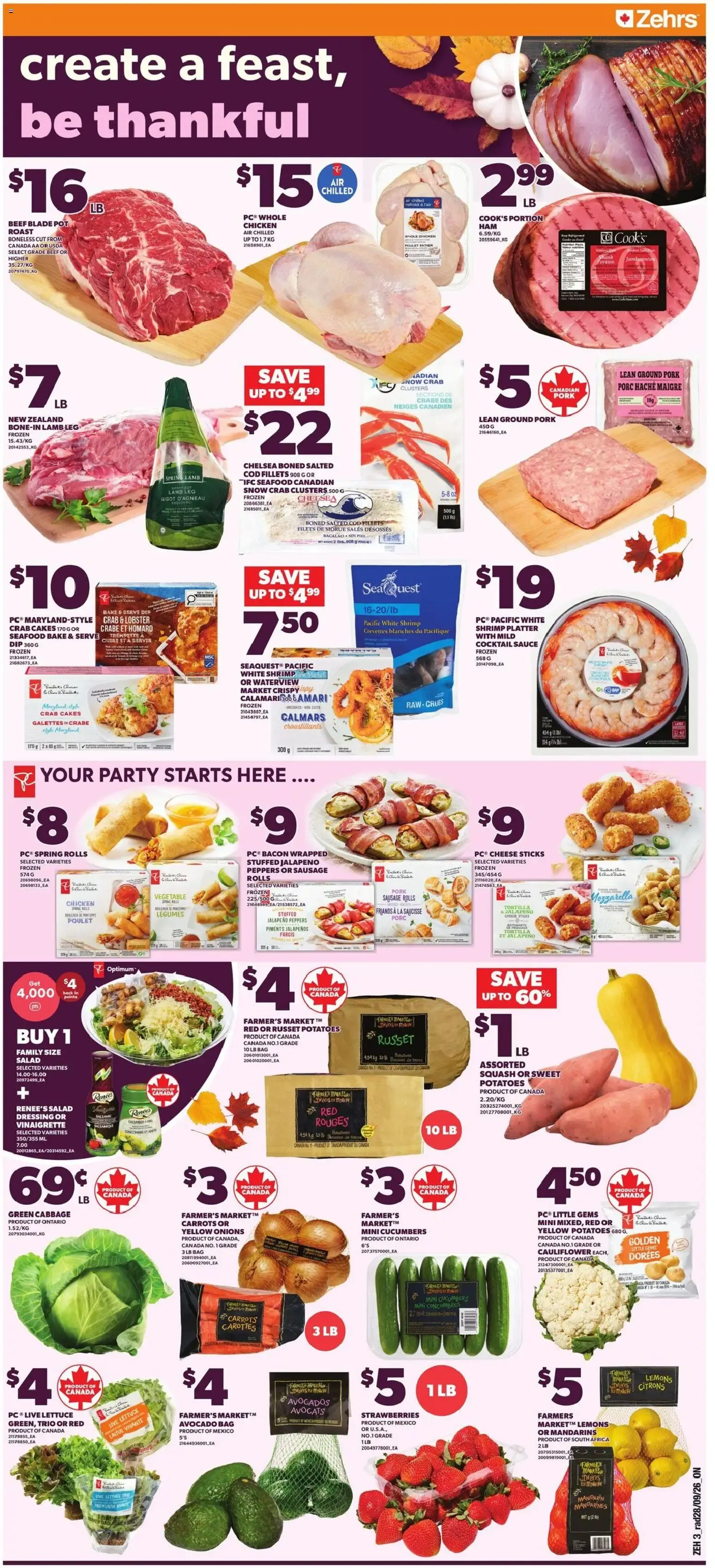 Zehrs weekly flyer / circulaire from Oct 1, 2026 > weekly specials & deals from October 1 to October 7 2026 - flyer page 4