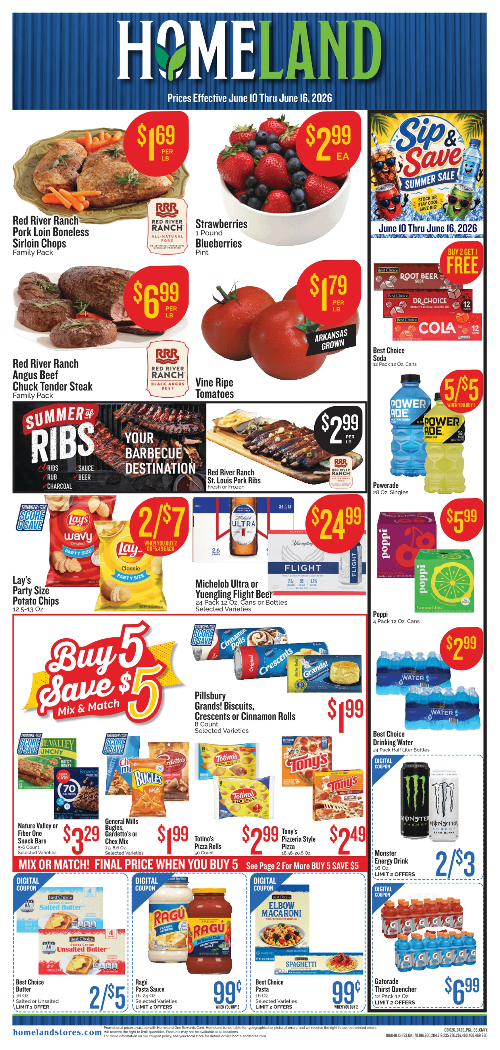 Homeland Stores Leaflet