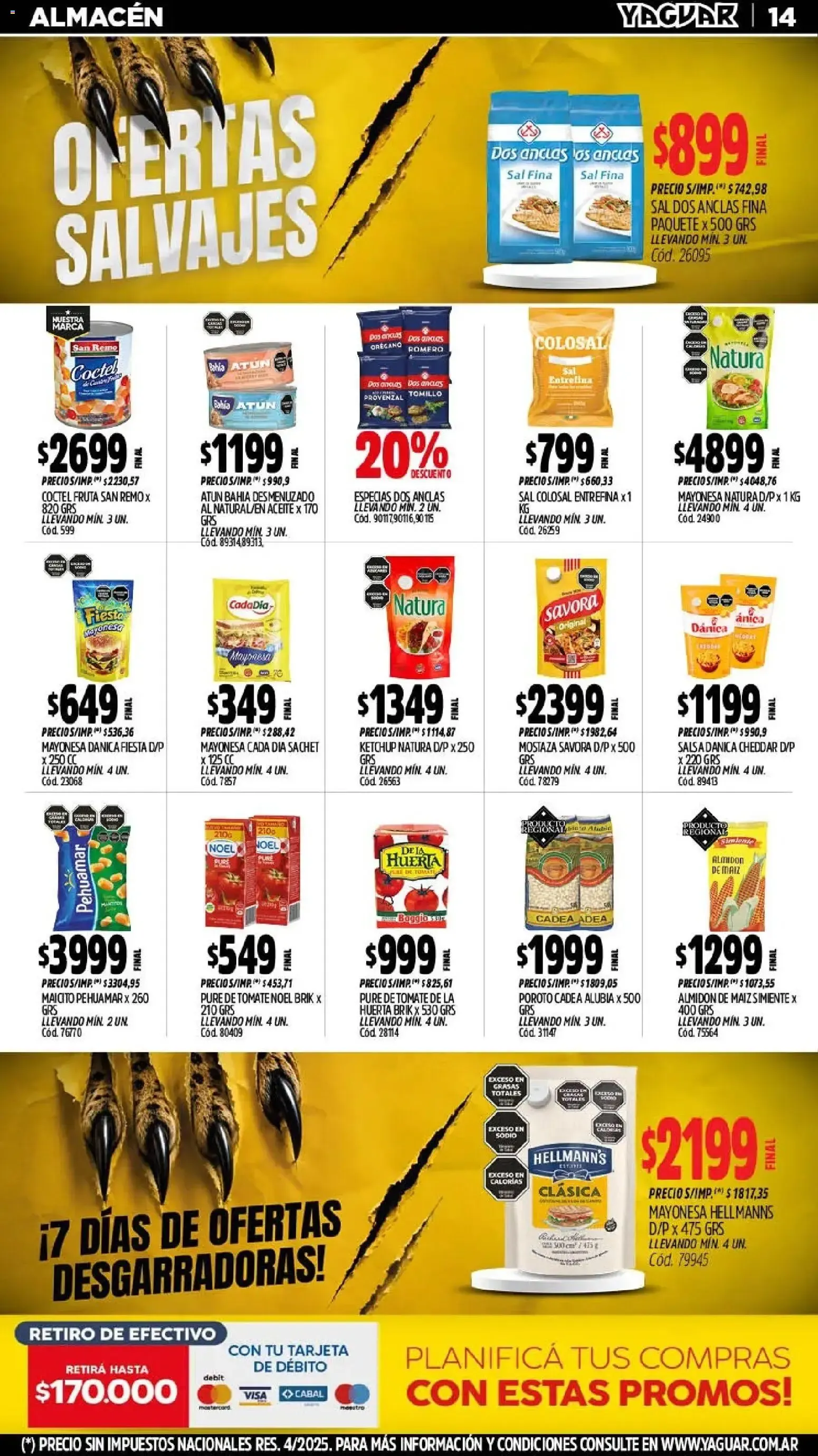 Ofertas de Mayorista Yaguar - Ofertas Salvajes 3 de agosto al 9 de agosto 2026 - Página 15 del catálogo