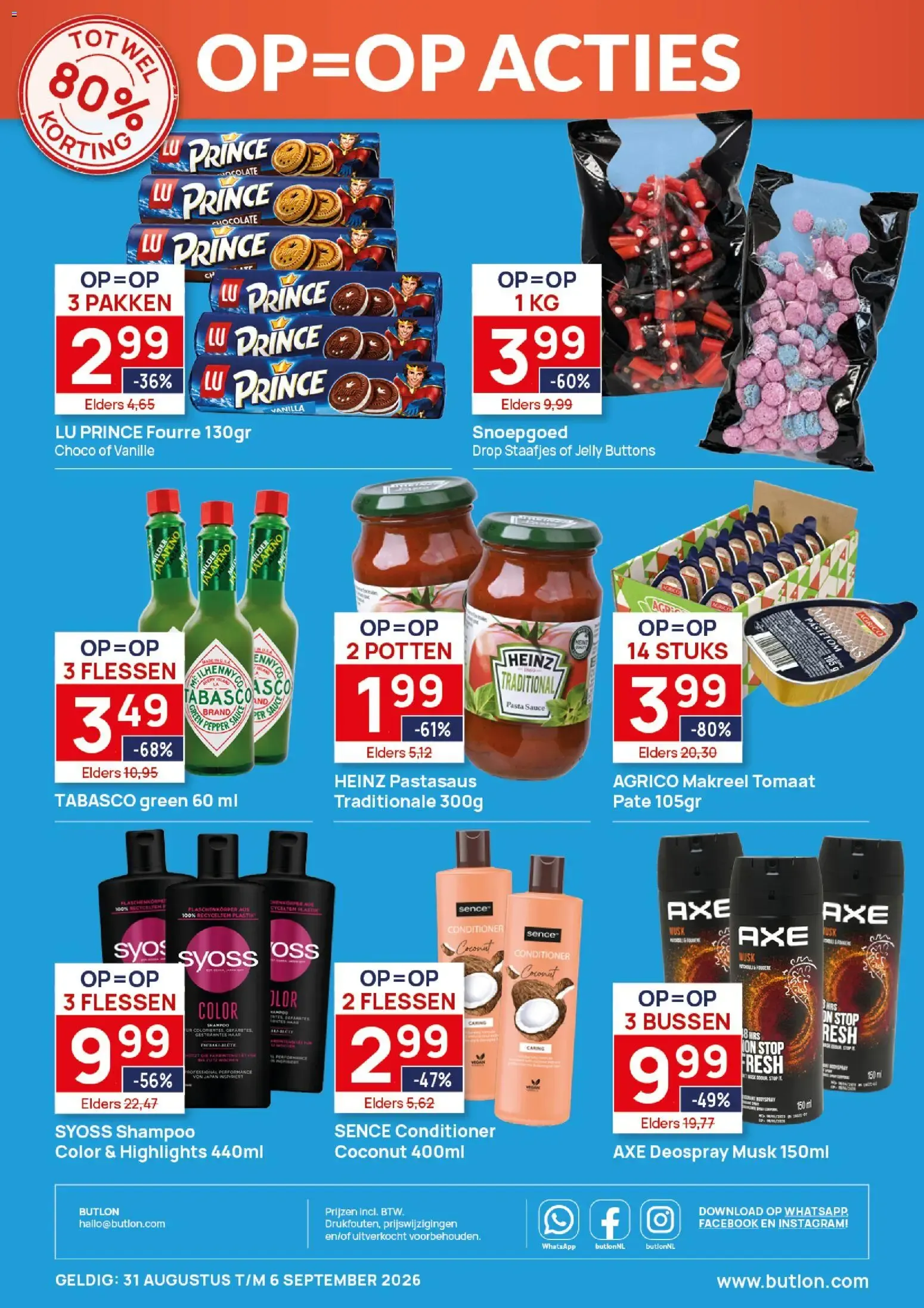 Butlon Boodschappen: Knalprijzen en verrassend assortiment! van 31 augustus tot 6 september 2026 - Folder pagina 4