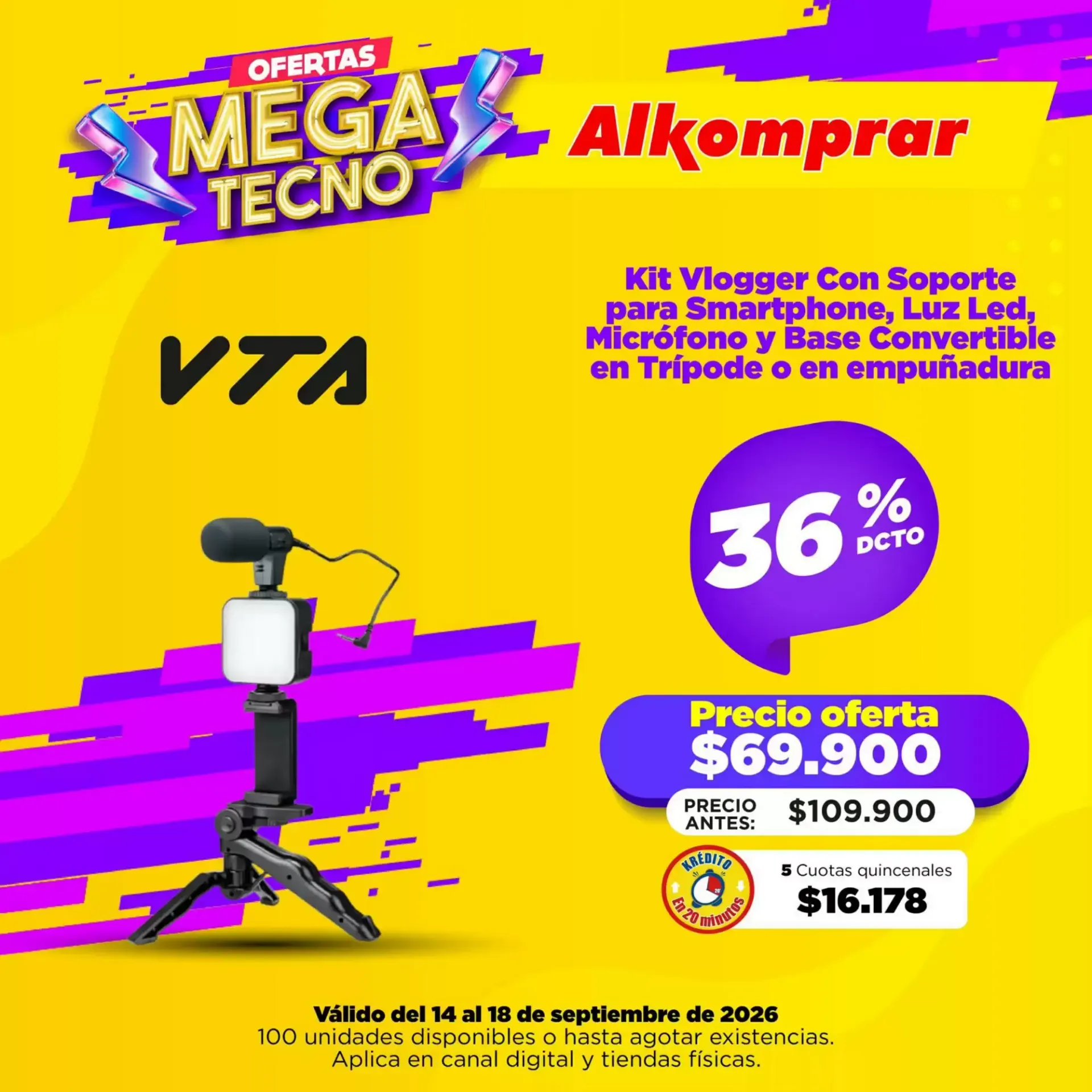Catalogo de Ofertas Mega Tecno Alkomprar 14 de septiembre al 18 de septiembre 2026 - Pag 2