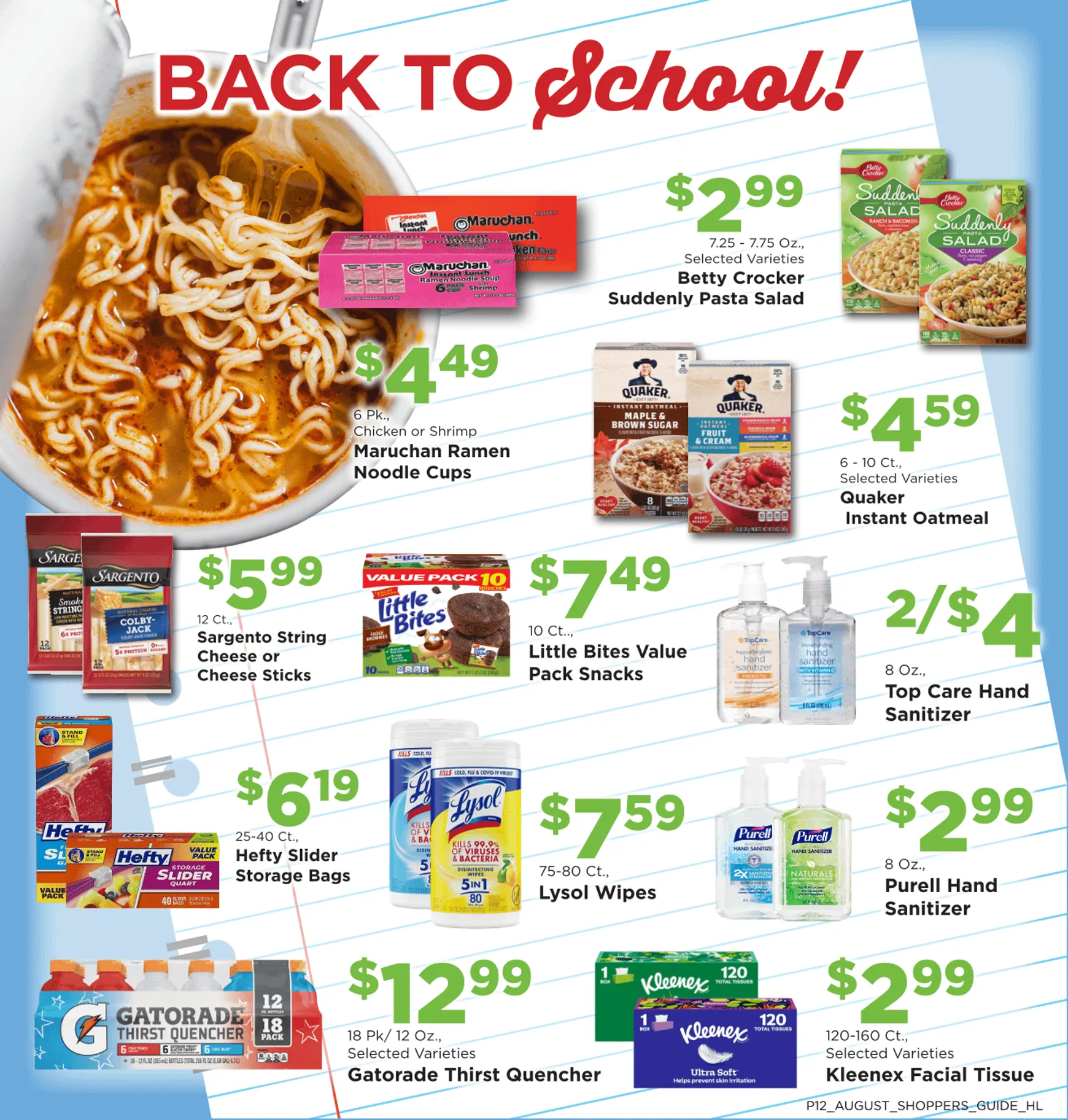 Weekly ad Homeland Stores - Bring Savings Home Shopper's Guide: Back to School from August 1 to August 31 2026 - Page 12