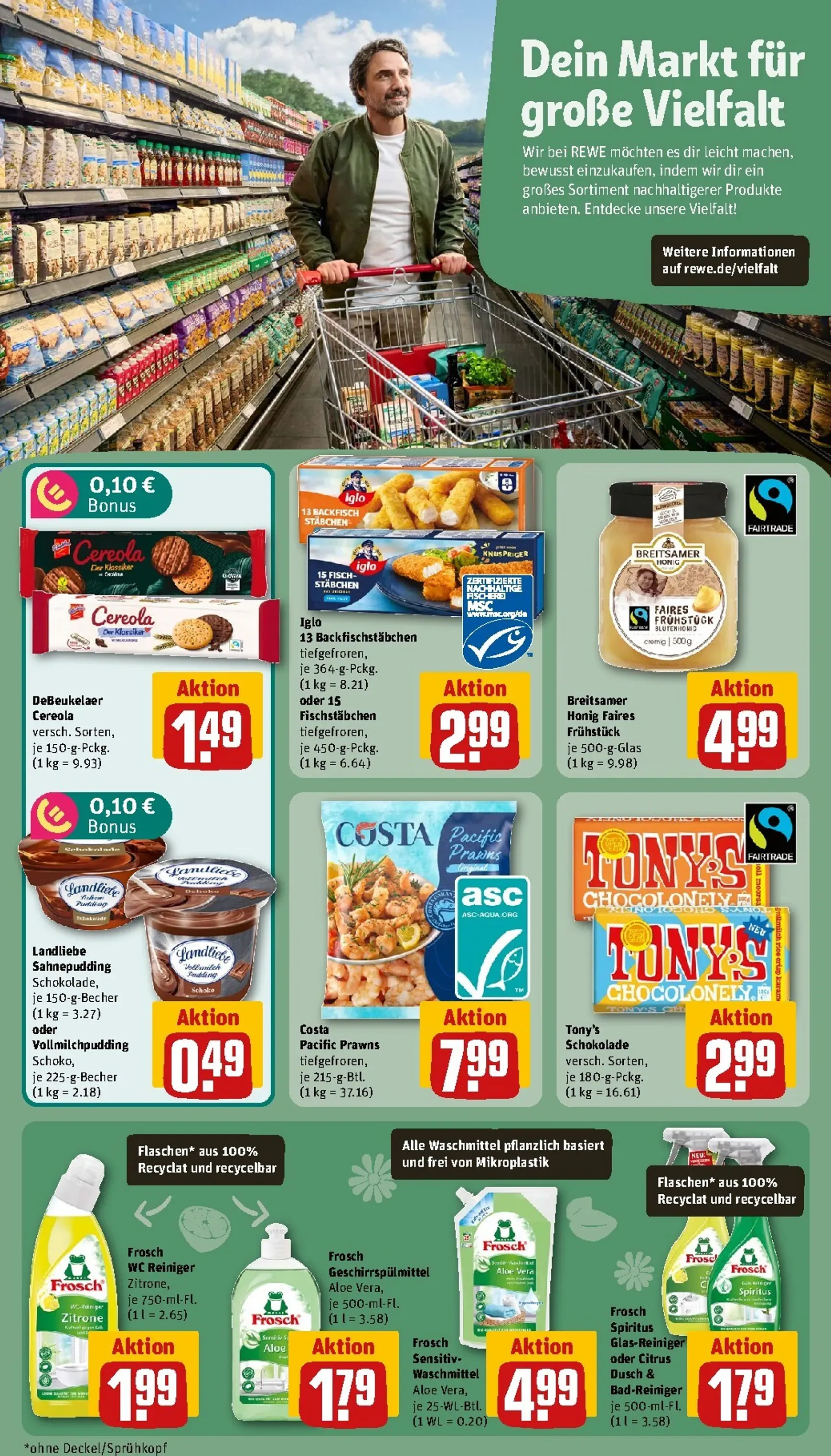 Die REWE Jubelwochen Mega Angebote, mega sparen! von 21. September bis 27. September 2026 - Prospekt seite 21