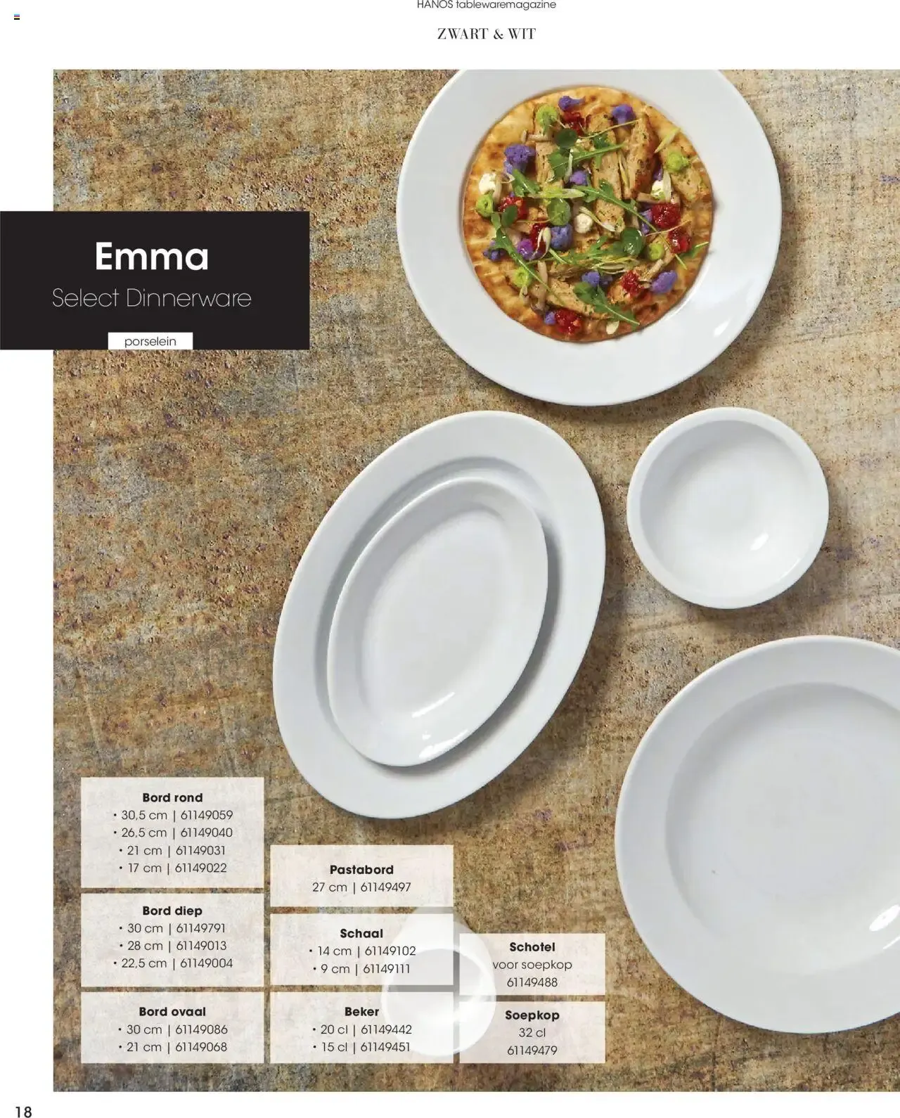 Hét TABLEWARE magazine voor de horeca van 1 september tot 31 december 2026 - Folder pagina 18