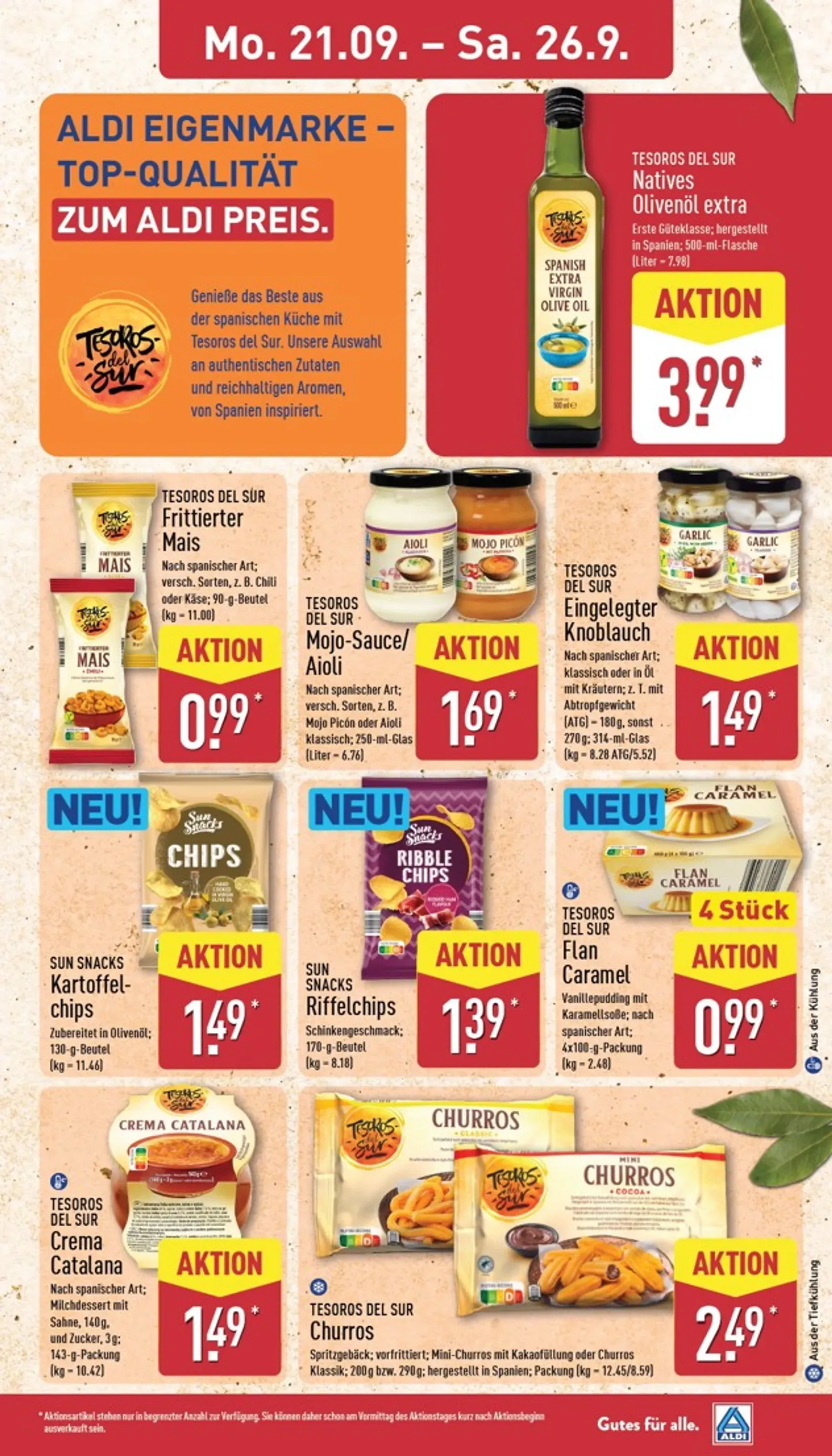 Gutes für alle. Zum ALDI Preis. von 21. September bis 26. September 2026 - Prospekt seite 11