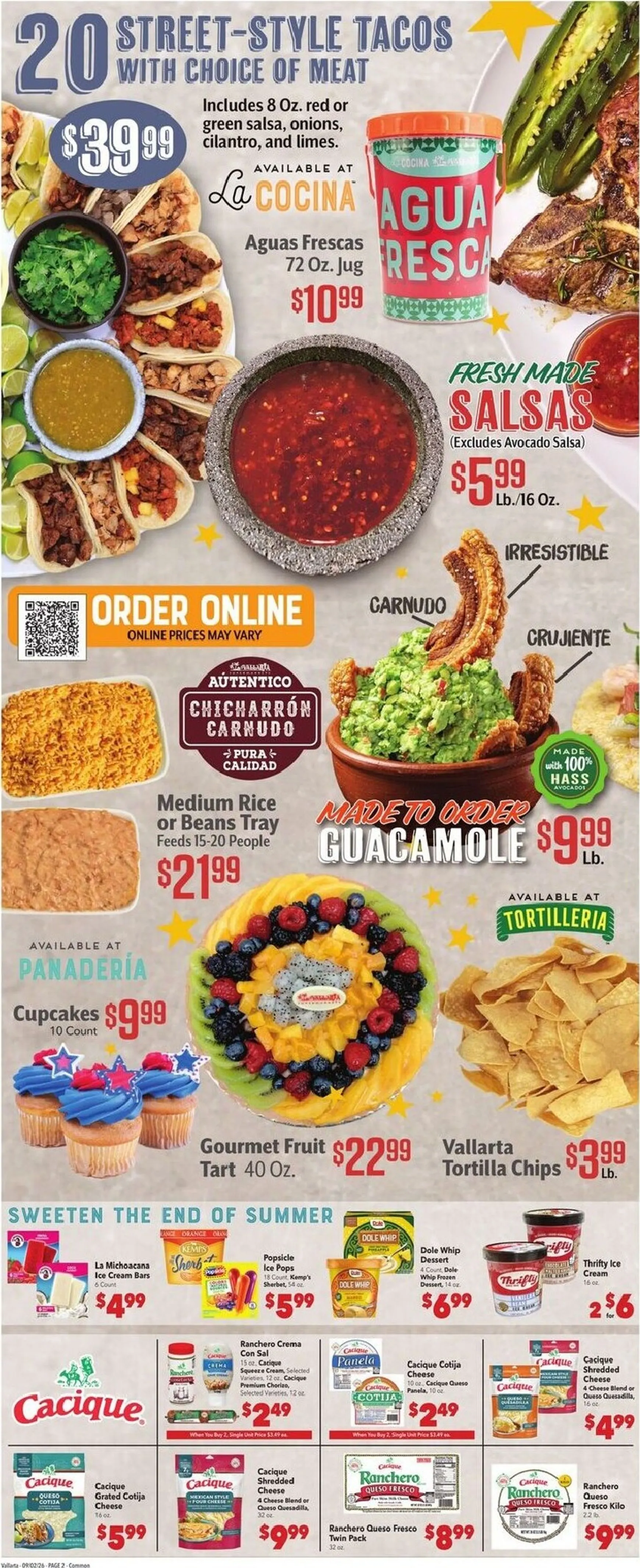 Weekly promotion Current Vallarta leaflet valid from Wednesday 09/02/2026 to Tuesday 09/08/2026 spanning from September 2 to September 8 2026 - Page 2 for Catalogue 365