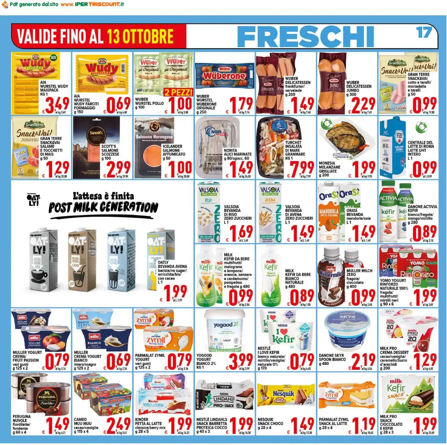 Iper Triscount Supermercati: ¡SOTTOCOSTO! da 2 ottobre a 13 ottobre di 2026 - Pagina del volantino 17