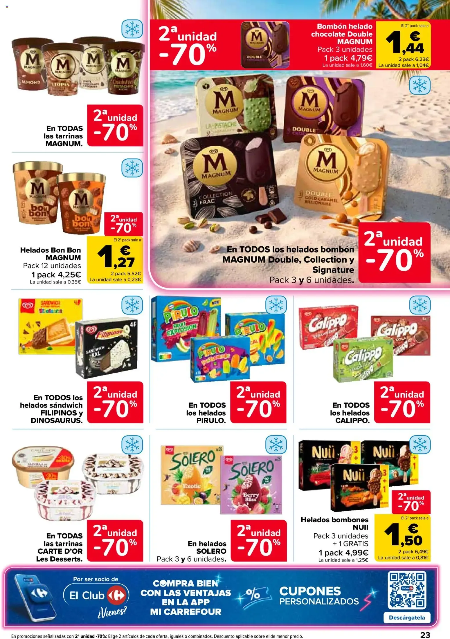 Catálogo de Carrefour: 2ª Unidad al -70% 28 de julio al 10 de agosto 2026 - Página 23