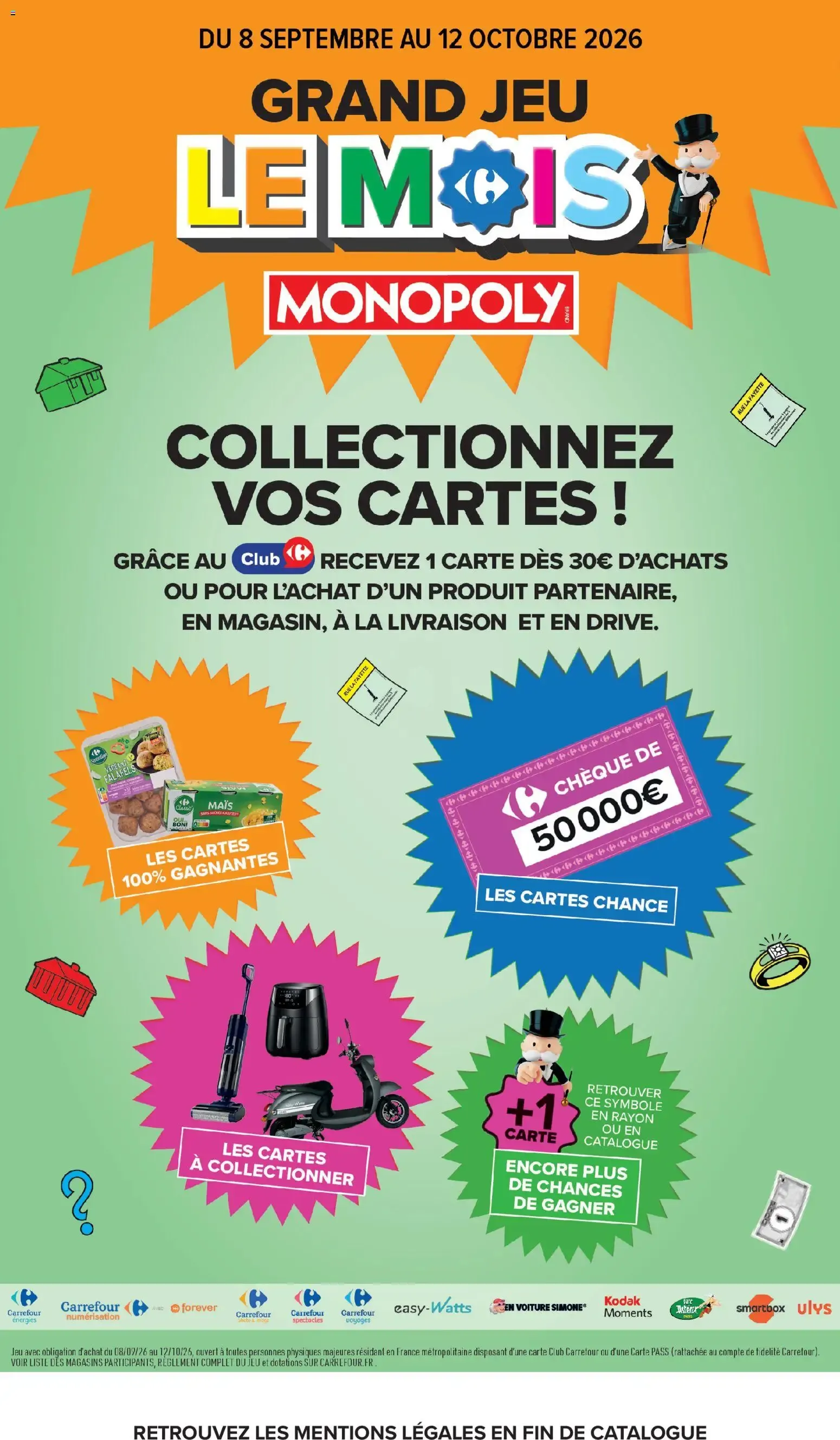 Carrefour Le mois monopoly produits laitiers à partir du 29/09/2026 - promo en ligne du 29 septembre au 12 octobre 2026 - Catalogue page 4