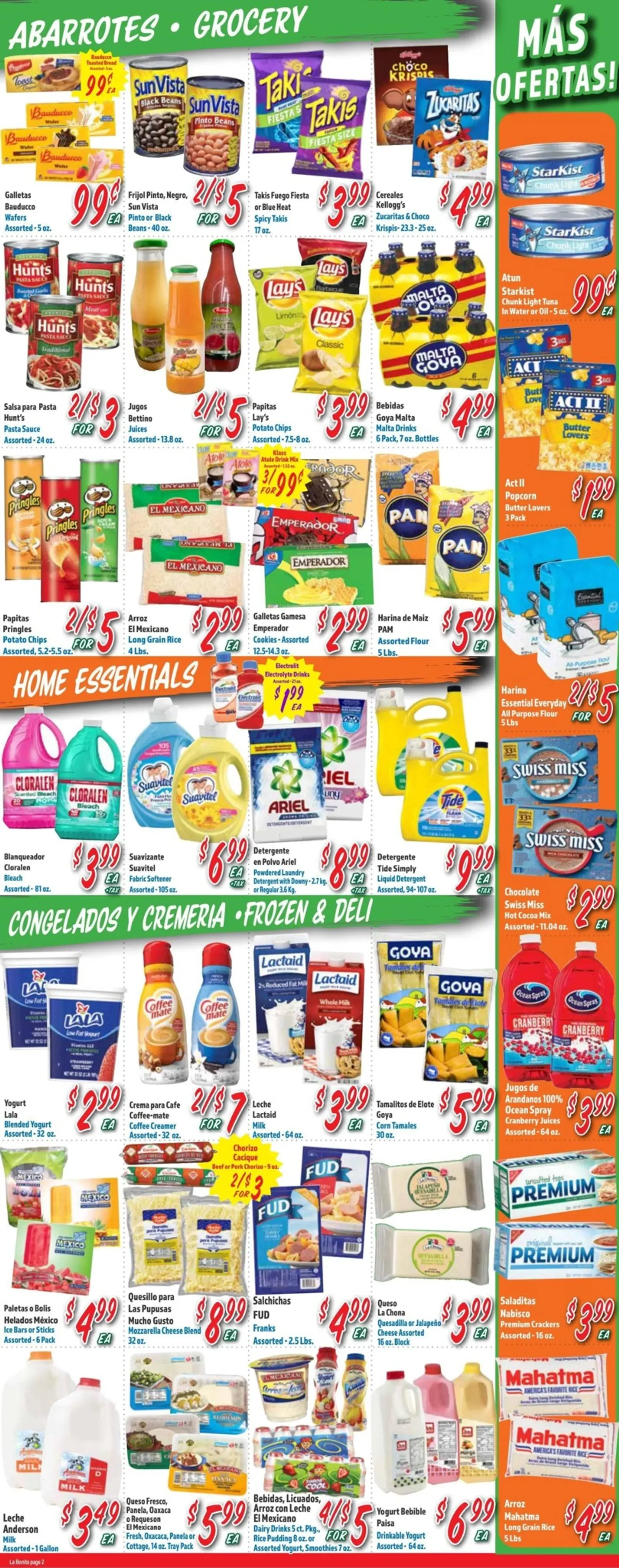 Weekly ad Current La Bonita leaflet valid from Wednesday 10/07/2026 to Tuesday 10/13/2026 from October 7 to October 13 2026 - Page 2