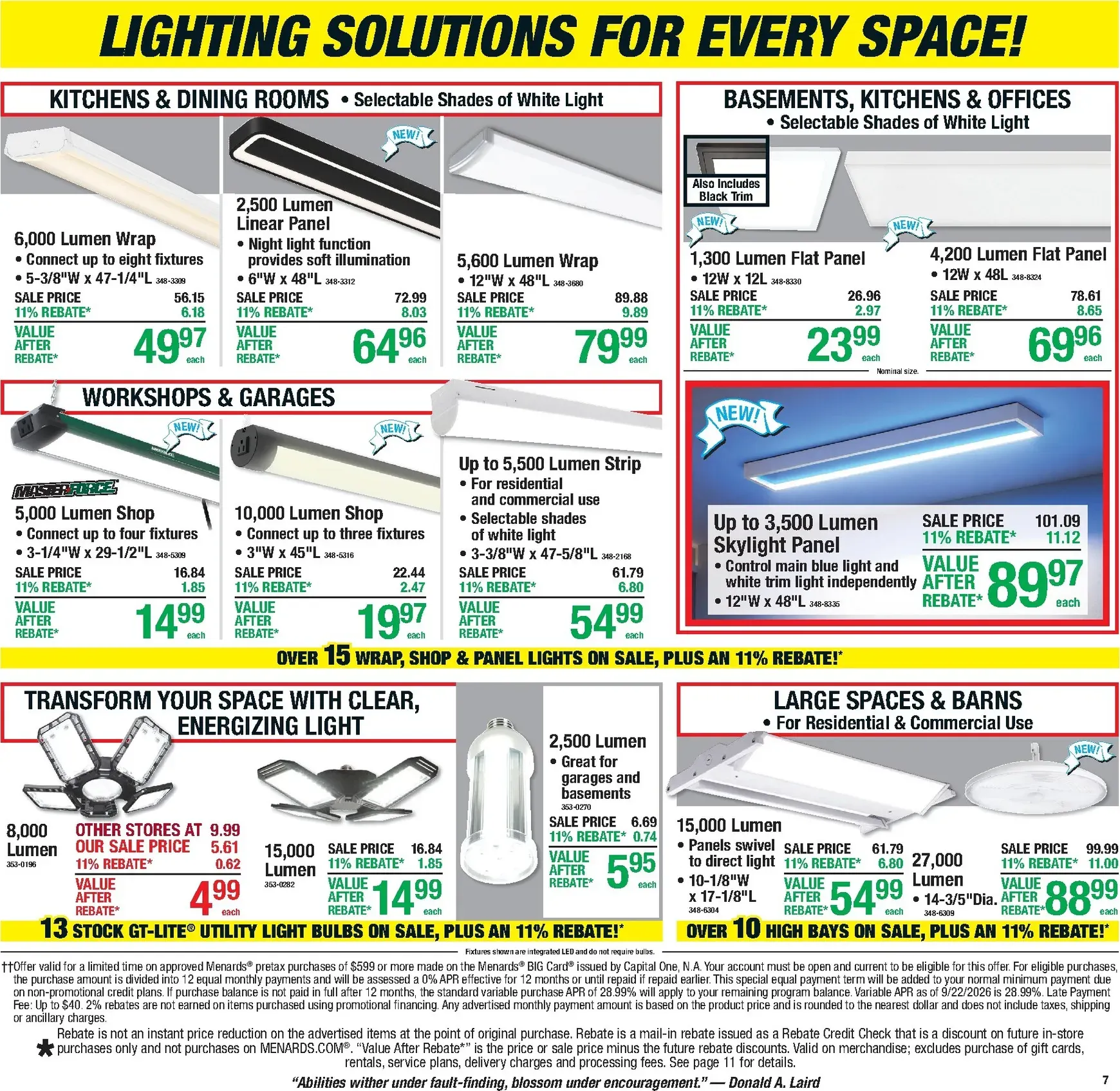 Weekly promotion Current Menards leaflet valid from Thursday 10/22/2026 to Sunday 11/01/2026 spanning from October 22 to November 1 2026 - Page 9 for Catalogue 365