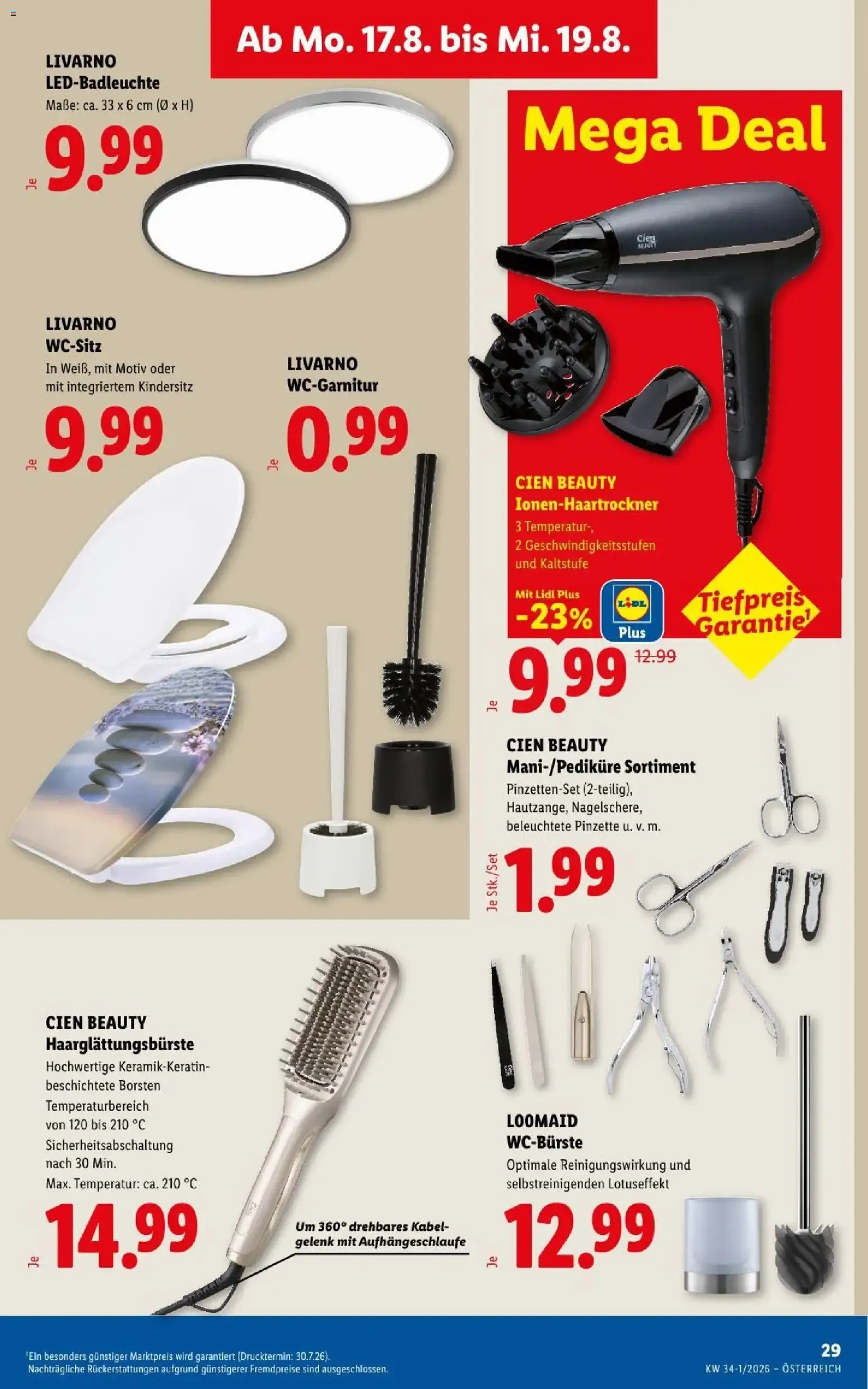 Lidl - Flugblatt ab 13.08.2026 - Angebote ab donnerstag von 13. August bis 14. August 2026 - Flugblätt seite  36